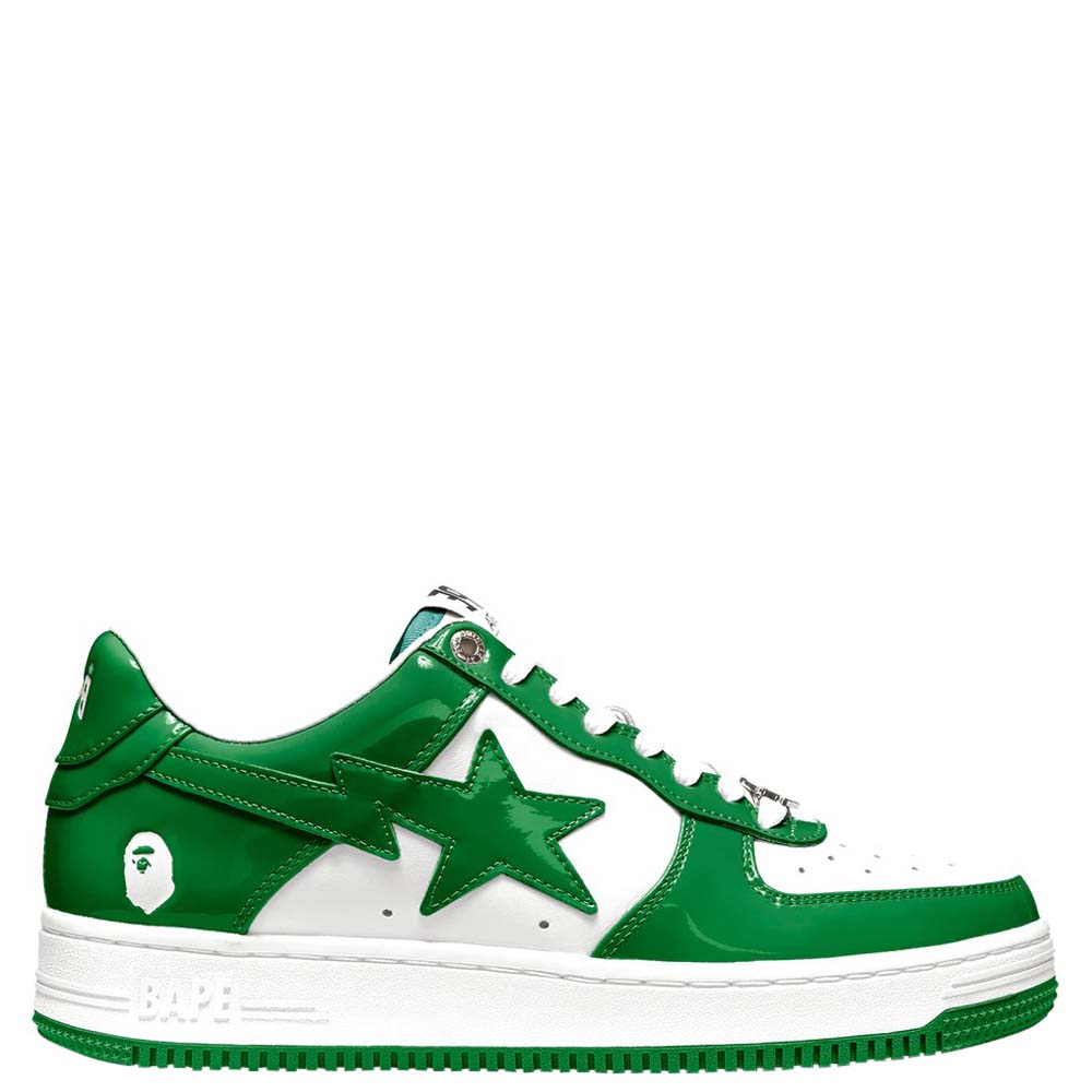 

Bape Bapesta Green Sta Low Sneakers Size US 12 (EU