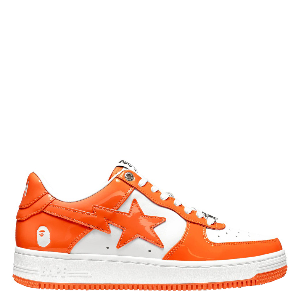 

Bape Bapesta Orange Sta Low Sneakers Size US 9.5 (EU