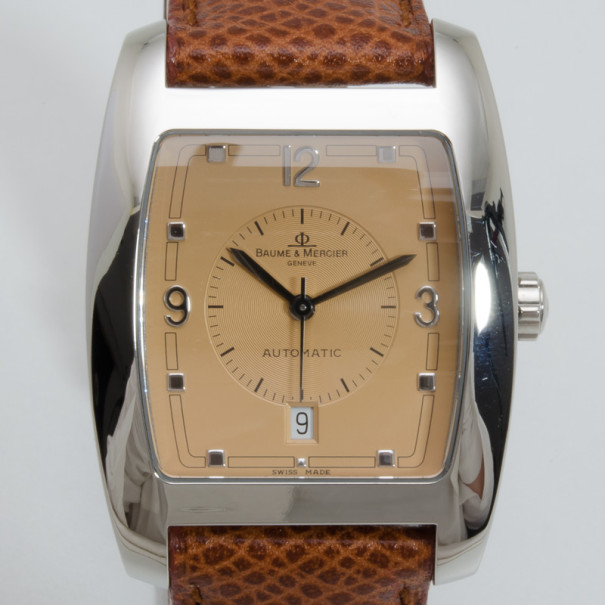 Baume & Mercier Classic Crème Dial Inox Plated Unisex Wristwatch