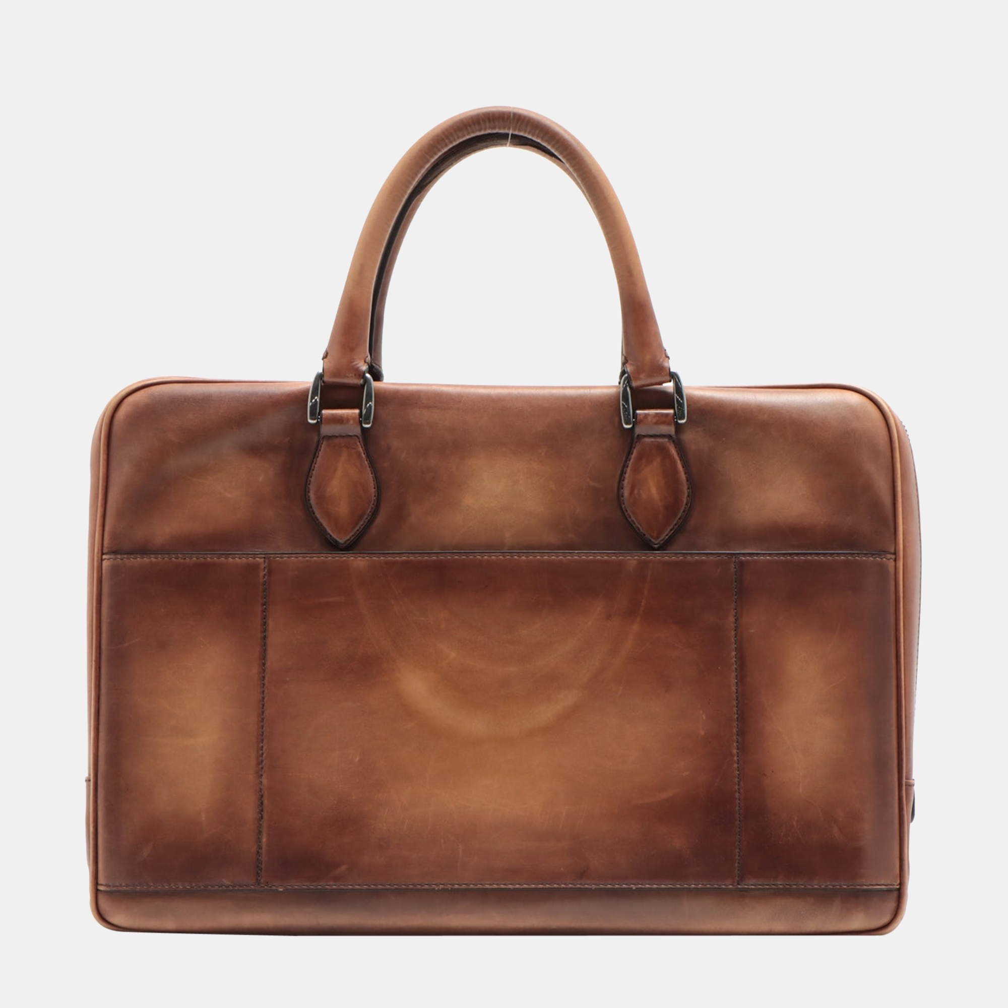 

Berluti Un Jour Leather Business bag Brown