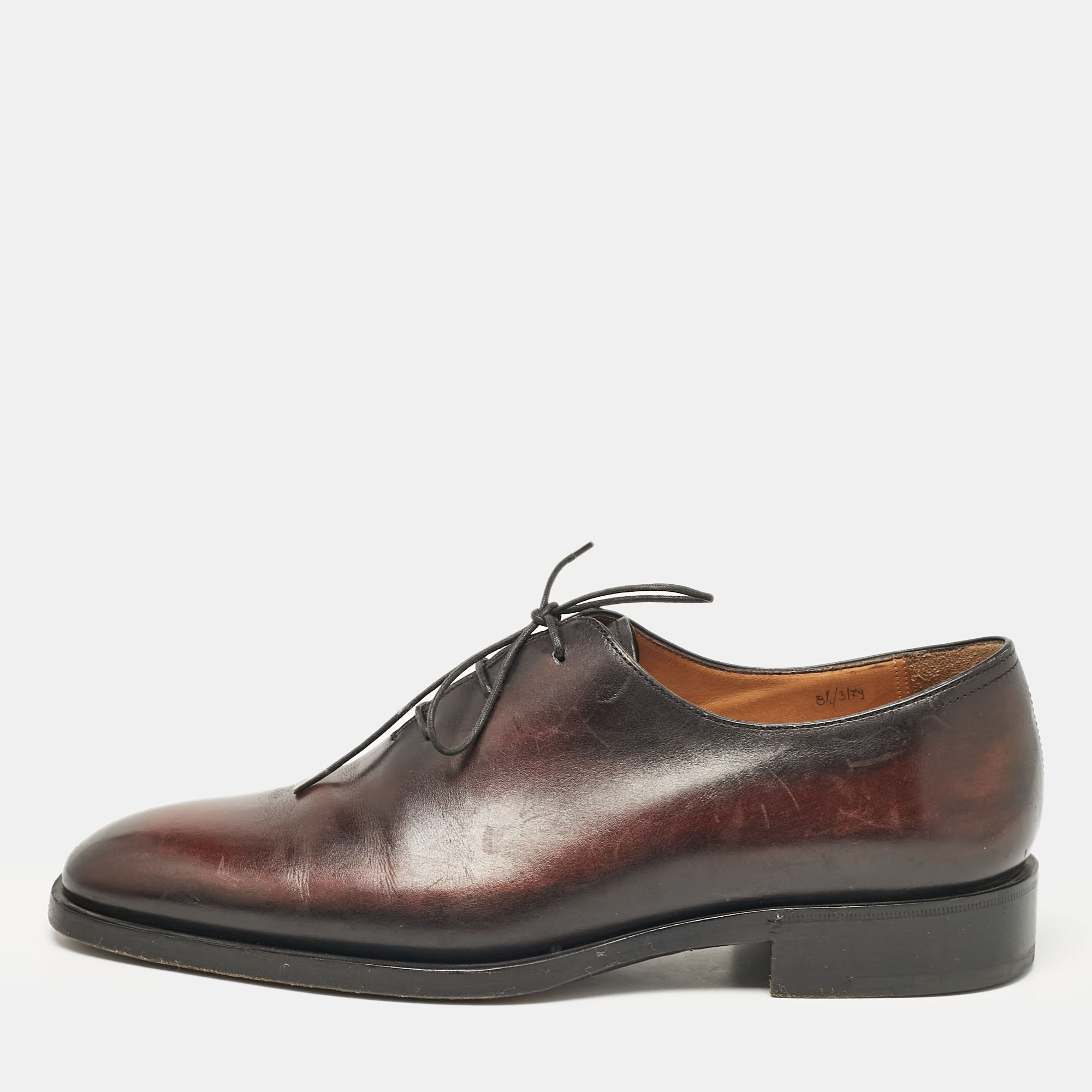 

Berluti Two Tone Leather Alessandro Oxfords Size 42.5, Brown