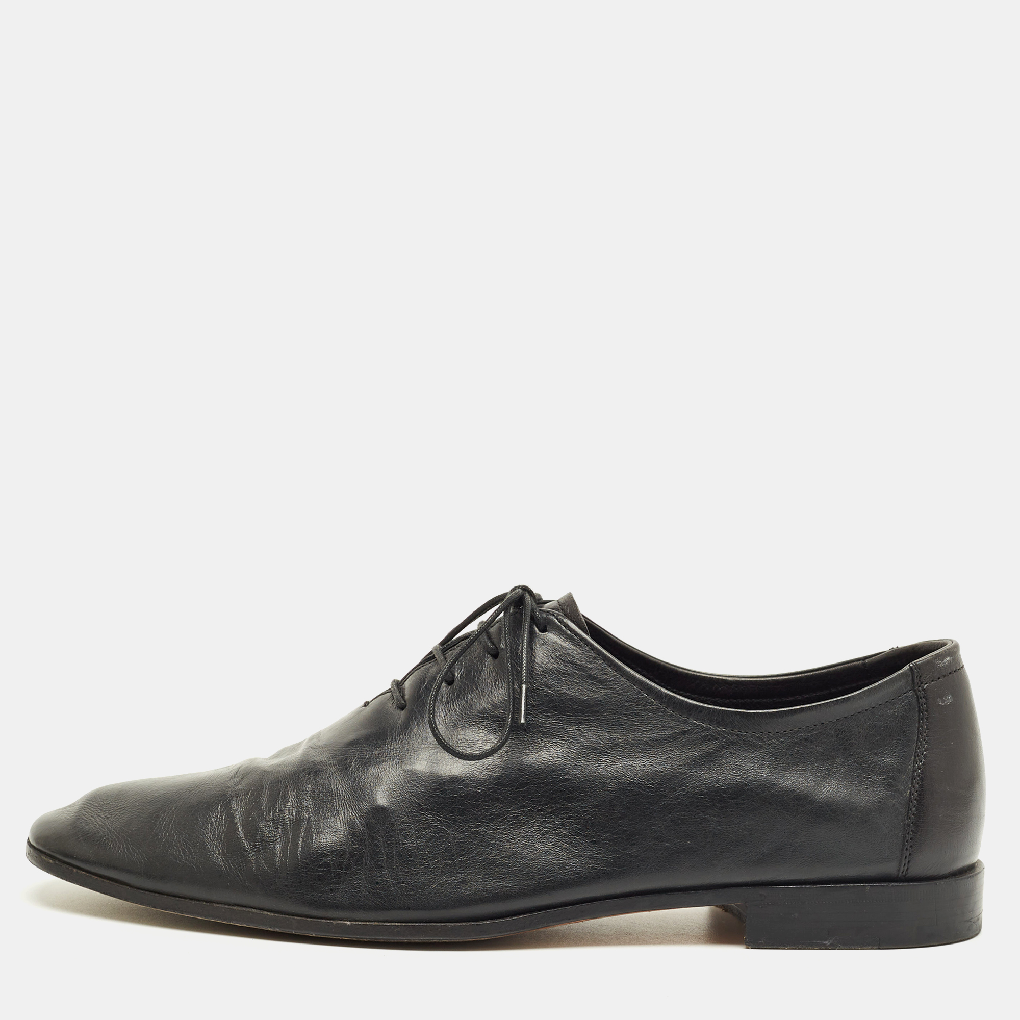 

Berluti Black Leather Lace Up Oxfords Size 42