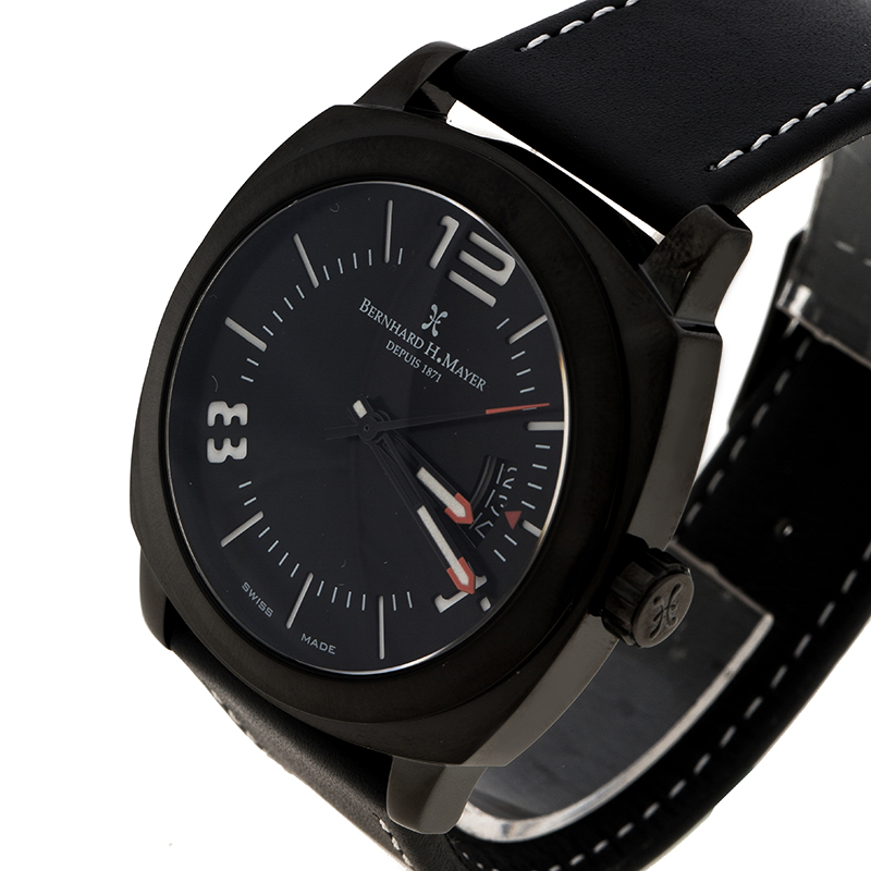 

Bernhard H Mayer Black Stainless Steel IL Nero Men's Wristwatch
