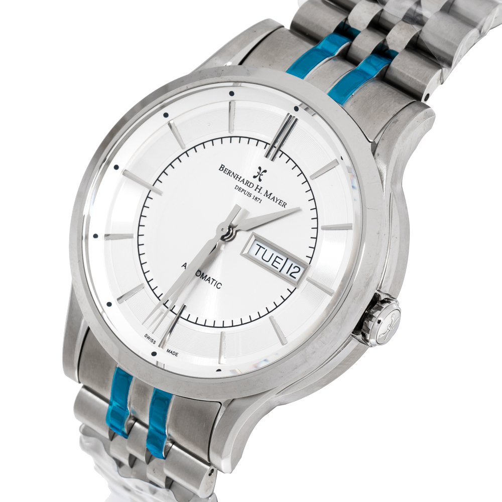 

Bernhard H Mayer Silver Stainless Steel Chronos Limited Edition Men's Wristwatch