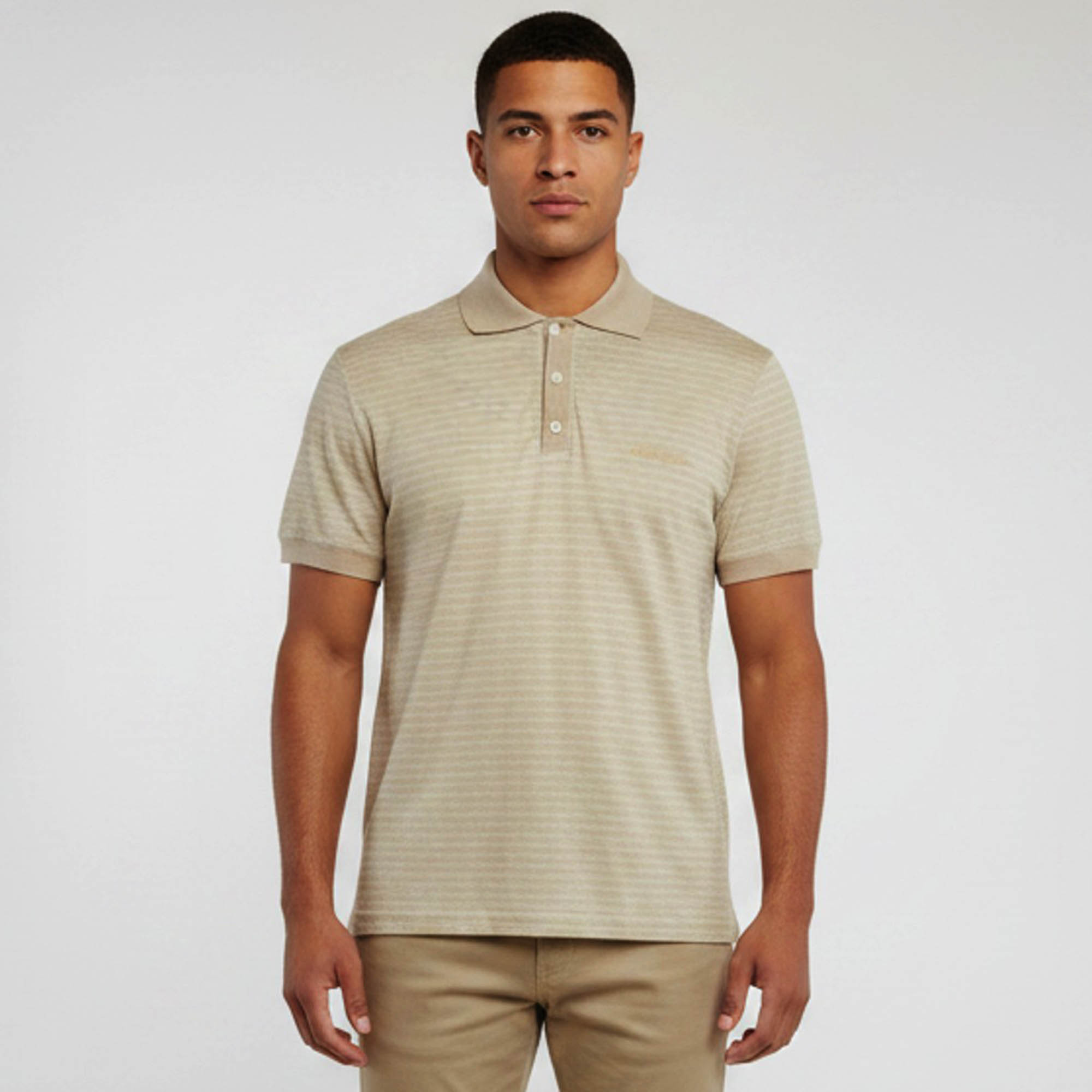 

Billionaire Beige Linen Short Sleeve T-Shirt XS
