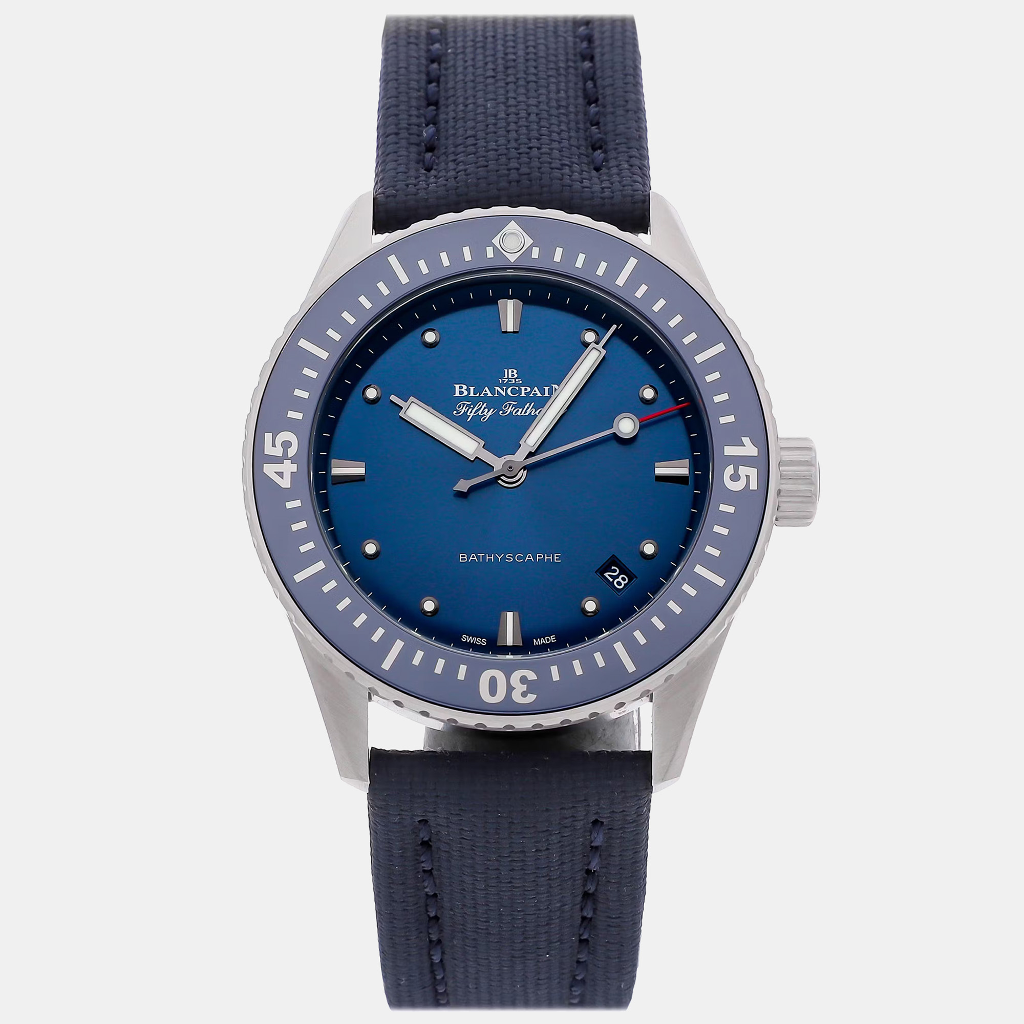 Pre-Owned Blancpain Fifty Fathoms Bathyscaphe 5100-1140-O52A