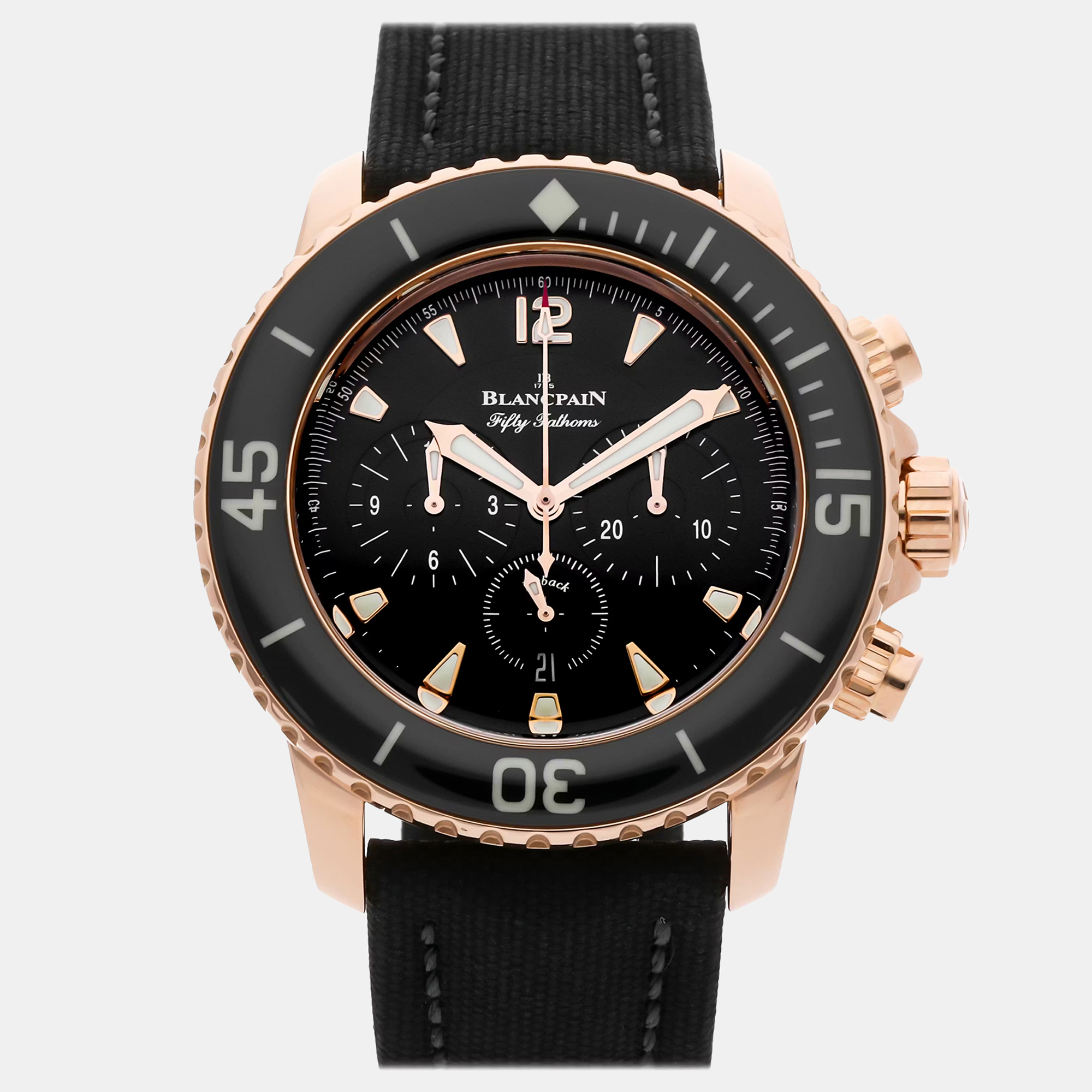 Pre-Owned Blancpain Fifty Fathoms 5085F-3630-52B 45 mm