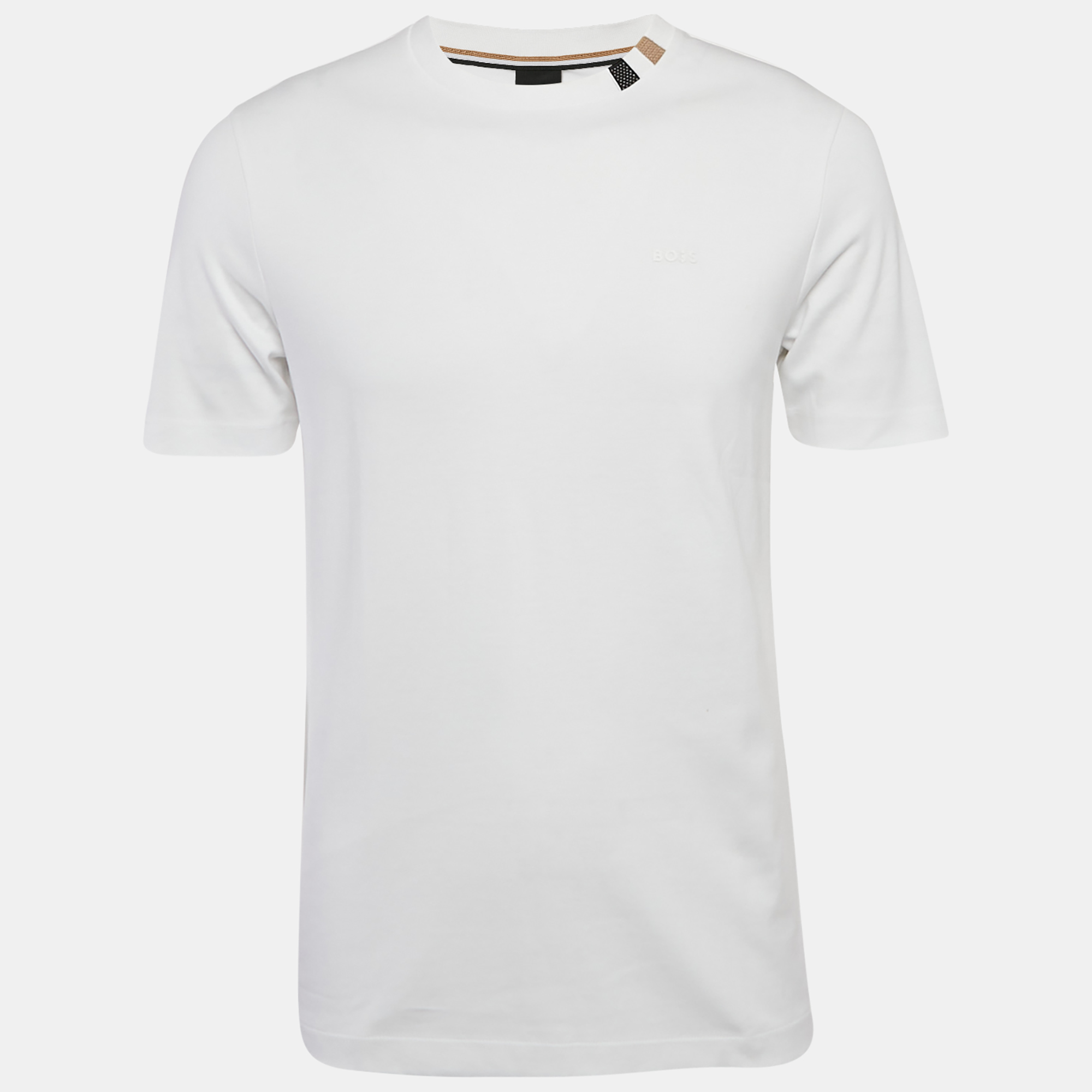 

Boss By Hugo Boss White Cotton Crew Neck T-Shirt S