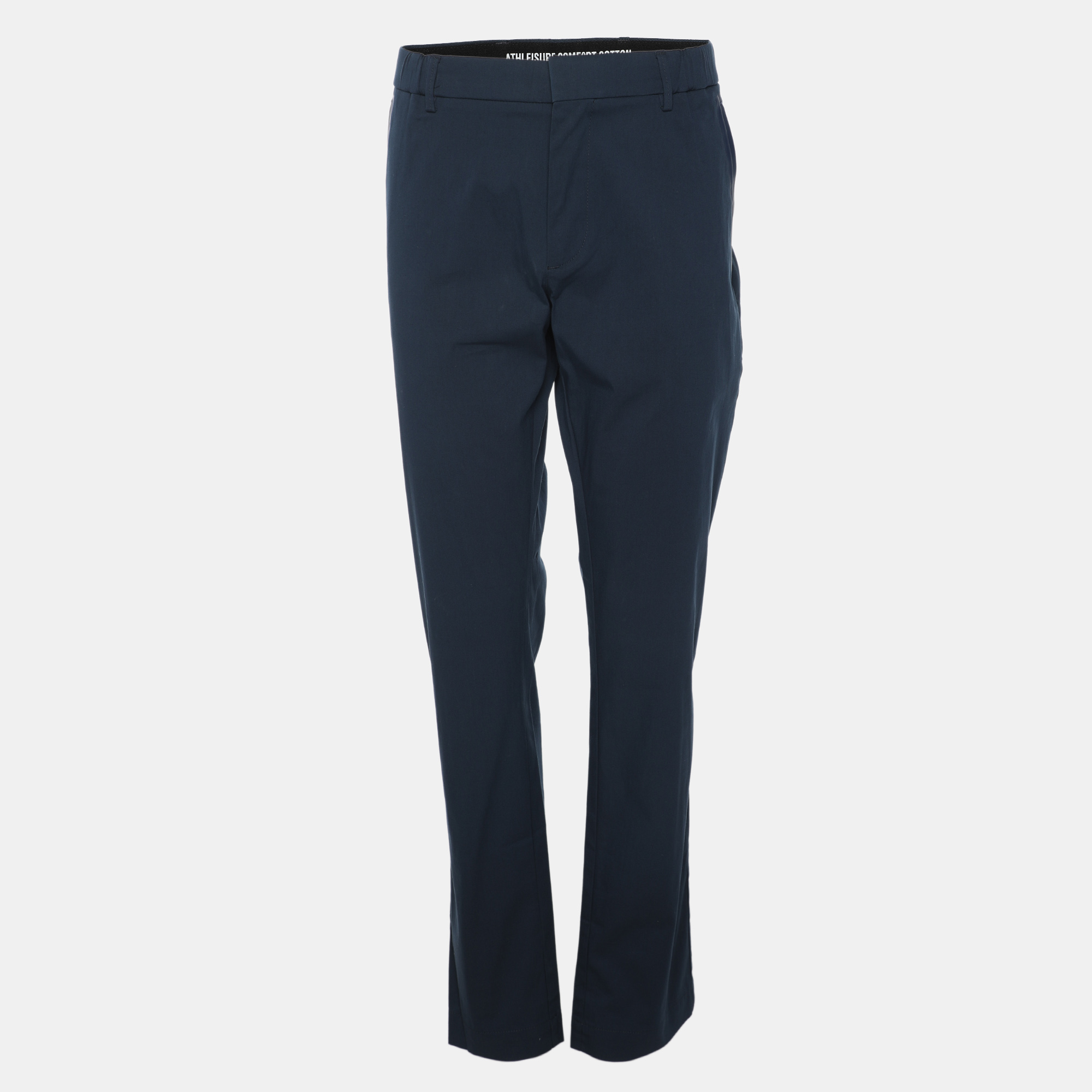 

Boss By Hugo Boss Navy Blue Cotton Blend Rogan4-1 Trouser XXL