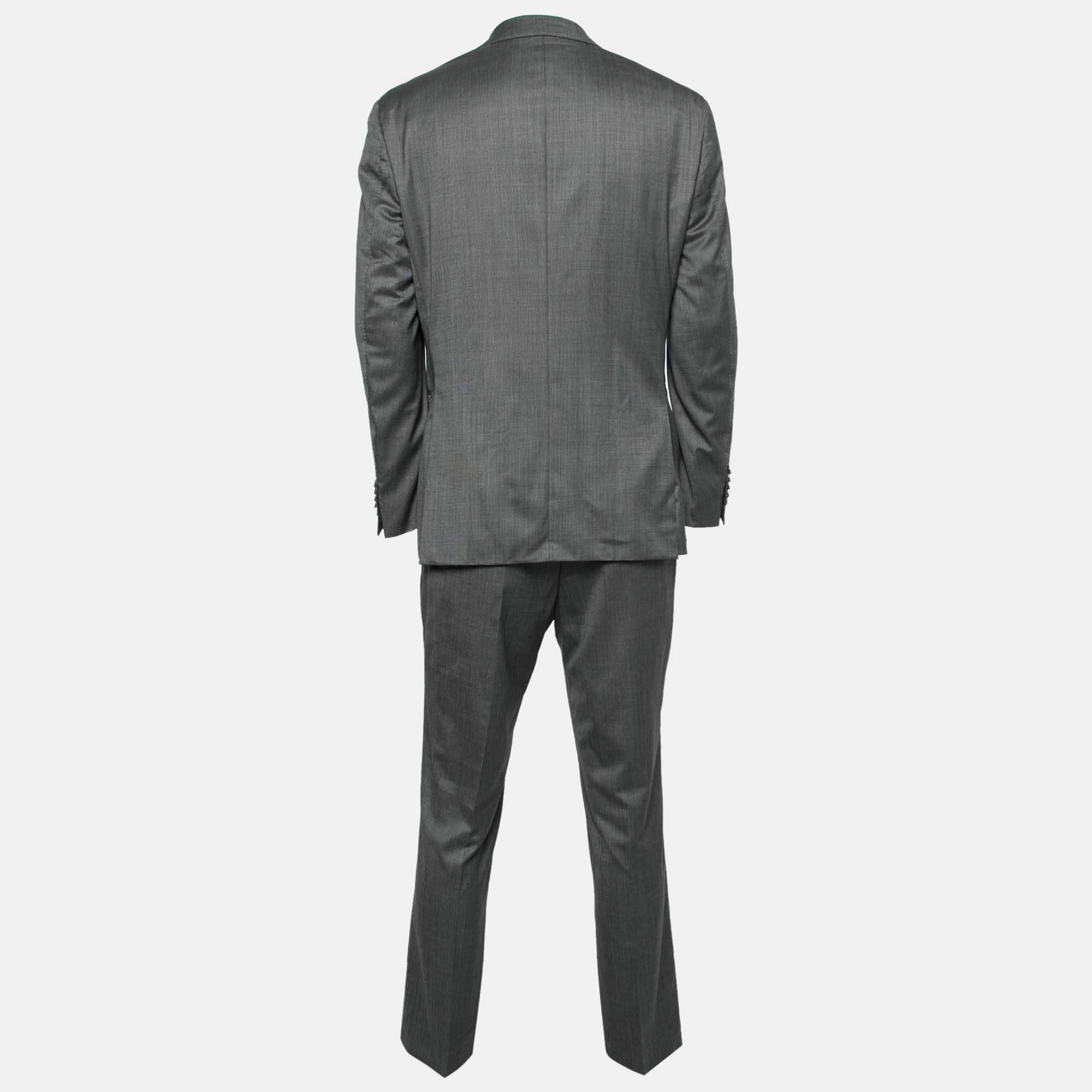 

Boss By Hugo Boss Grey Wool F-Harverson2/Garvin2 Slim Fit Suit