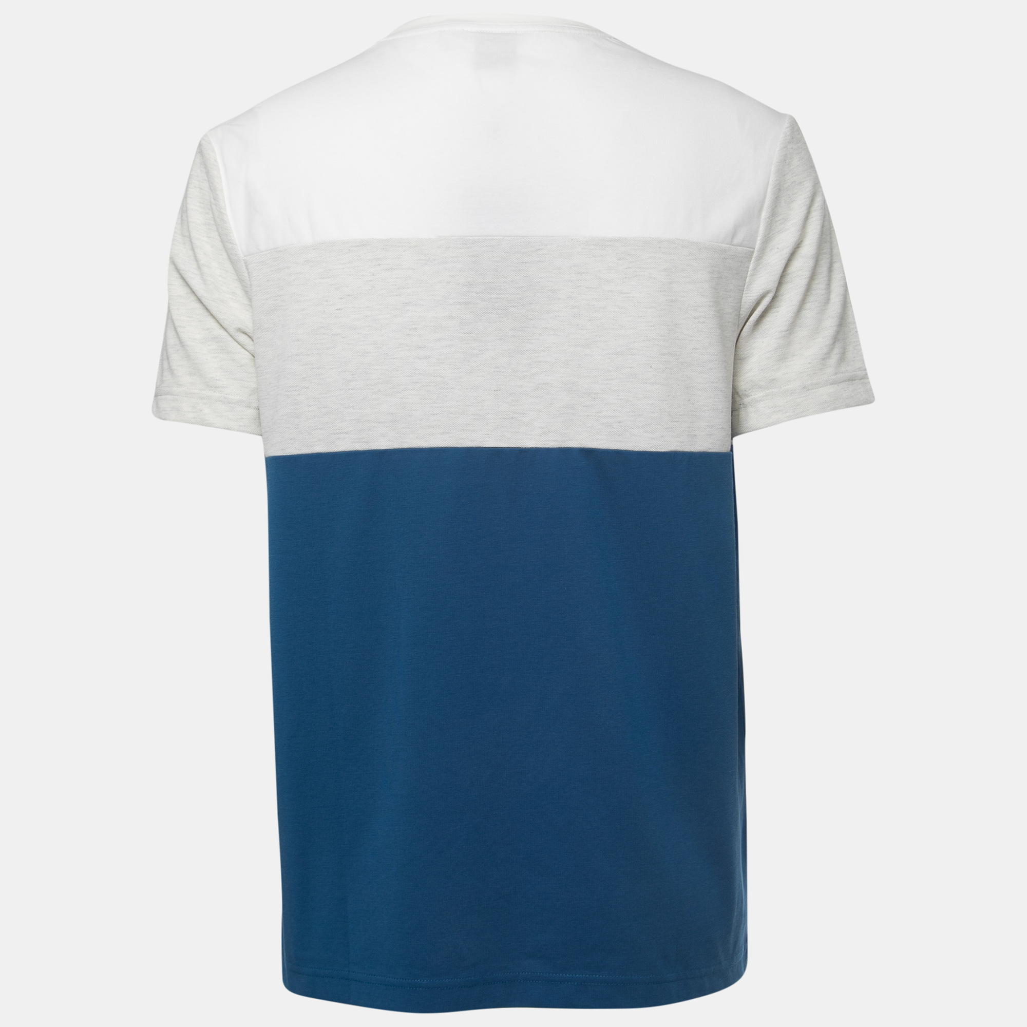 

Boss By Hugo Boss Blue Logo Embroidered Cotton Tee 6 Polo T-Shirt