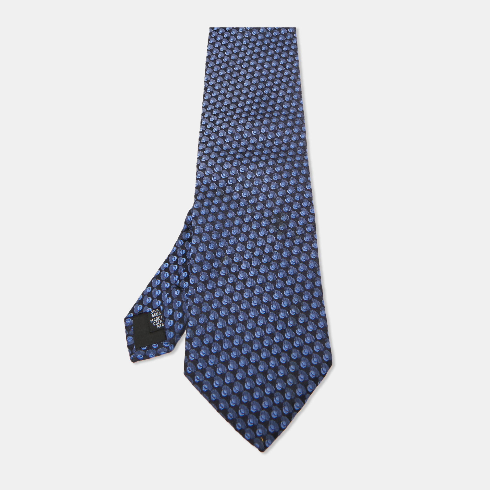 

Boss By Hugo Boss Blue Patterned Silk Traditional Tie