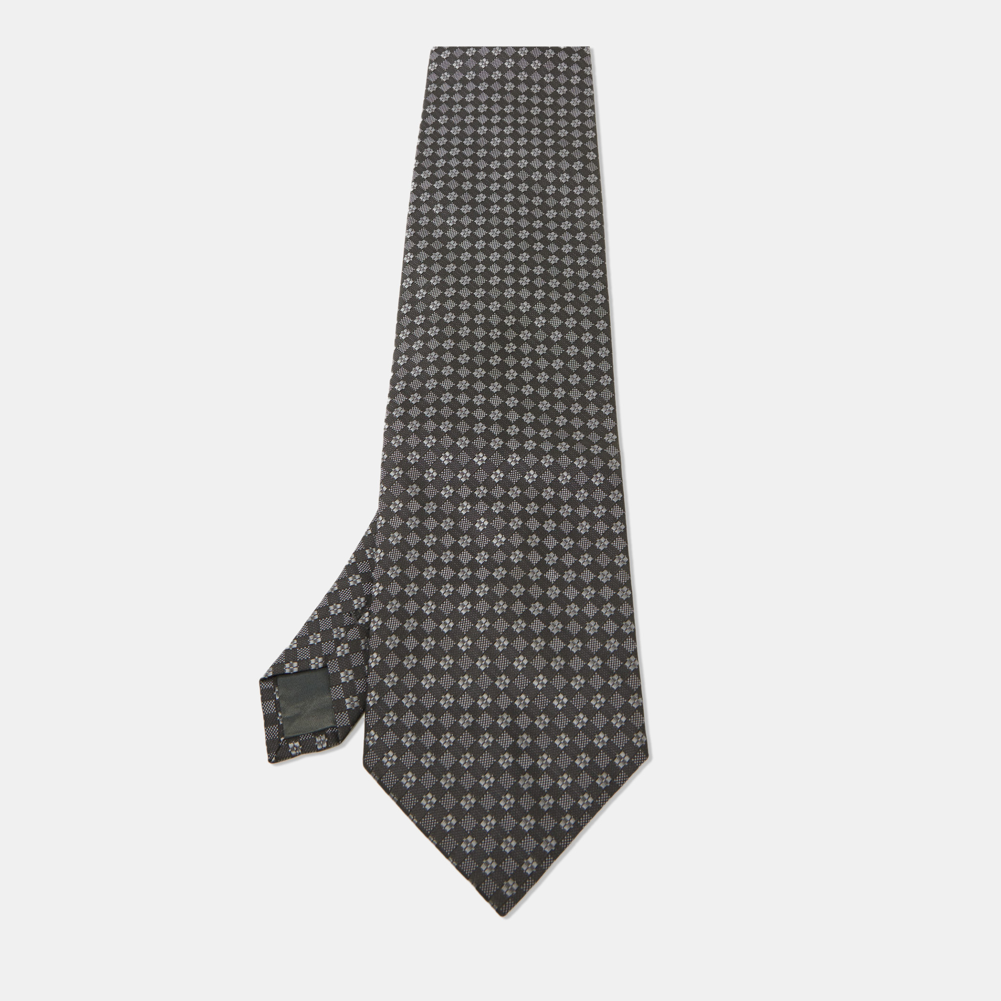 

Boss By Hugo Boss Black/Grey Patterned Silk Tie