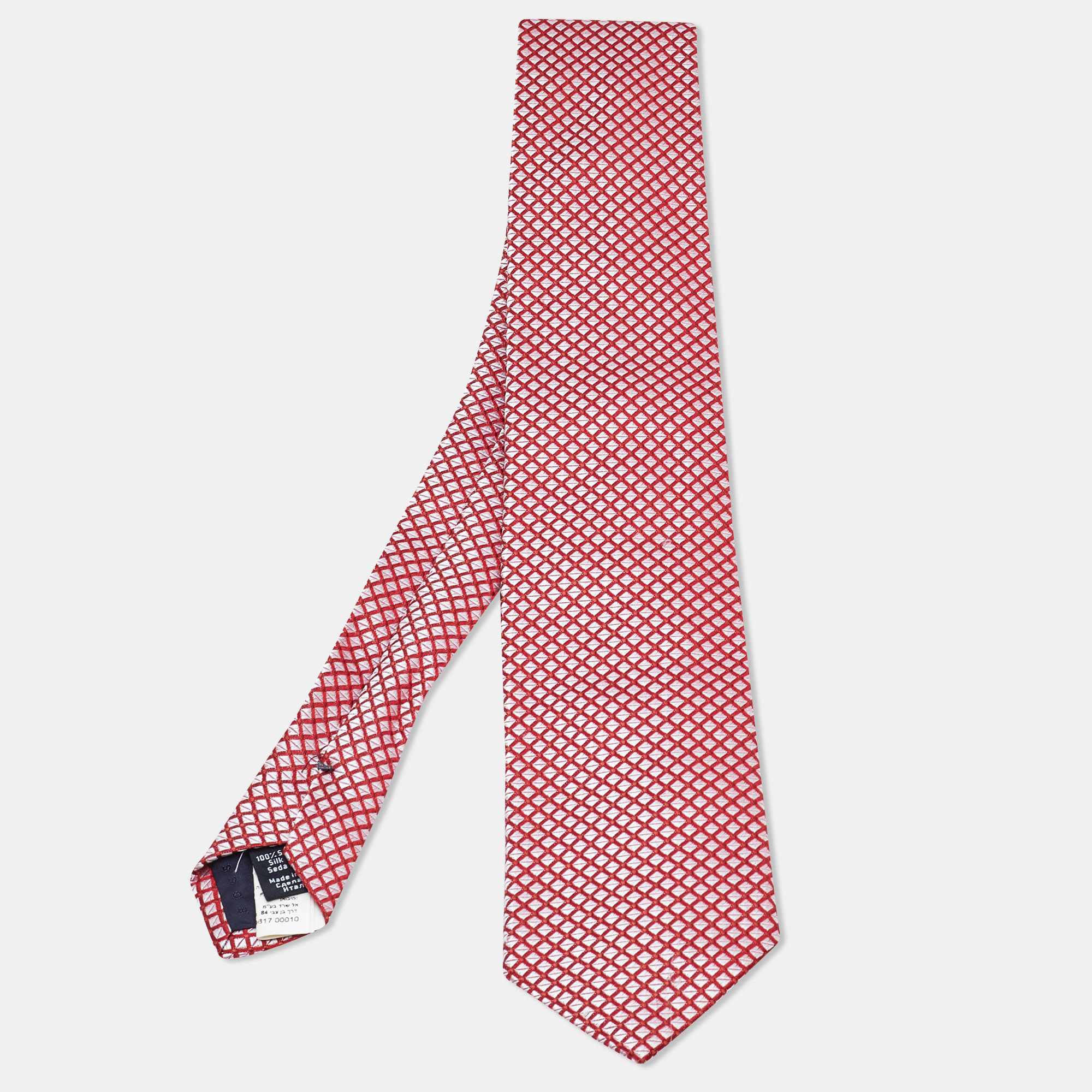 

Boss By Hugo Boss Red Jacquard Classic Tie