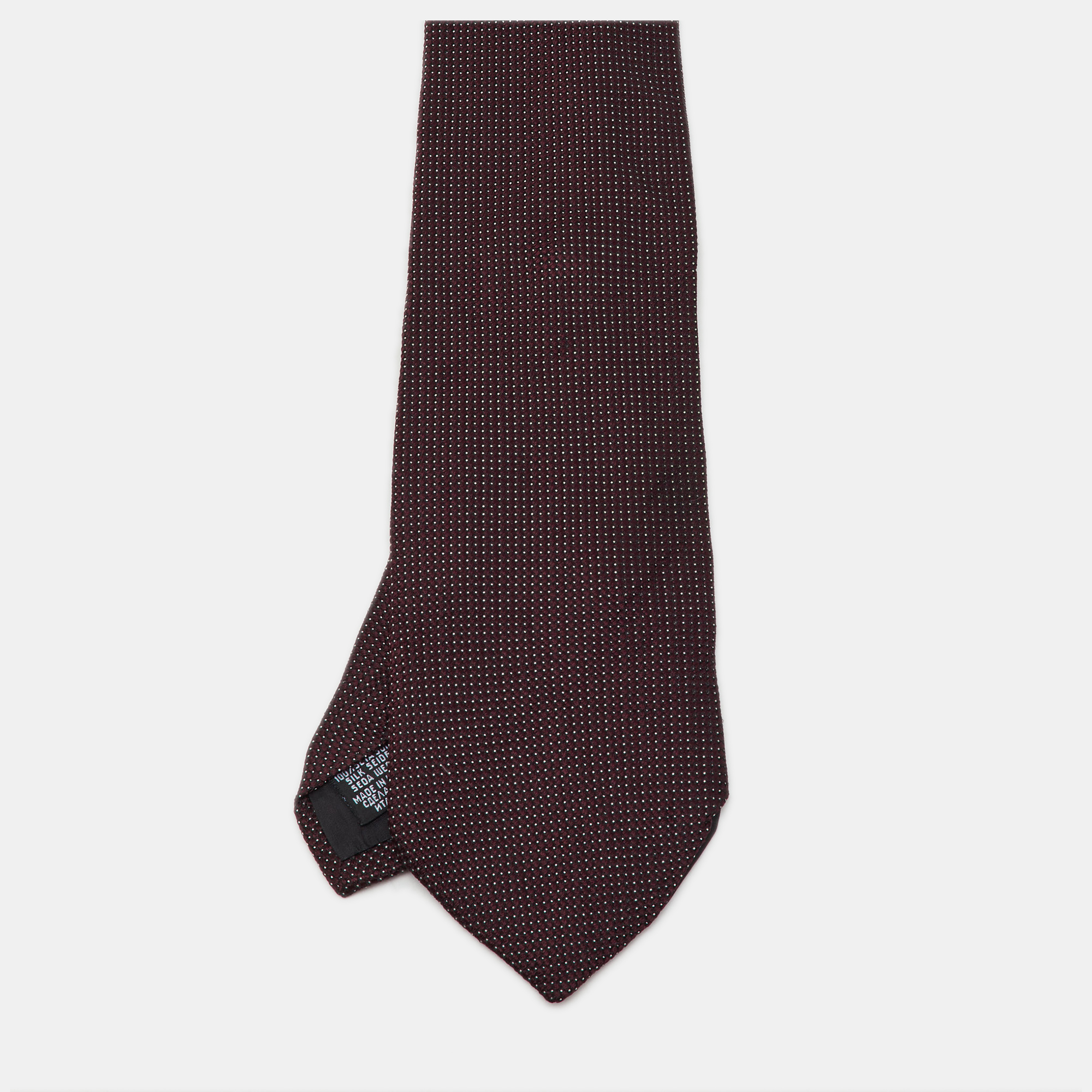 

Boss By Hugo Boss Brown Jacquard Silk Tie