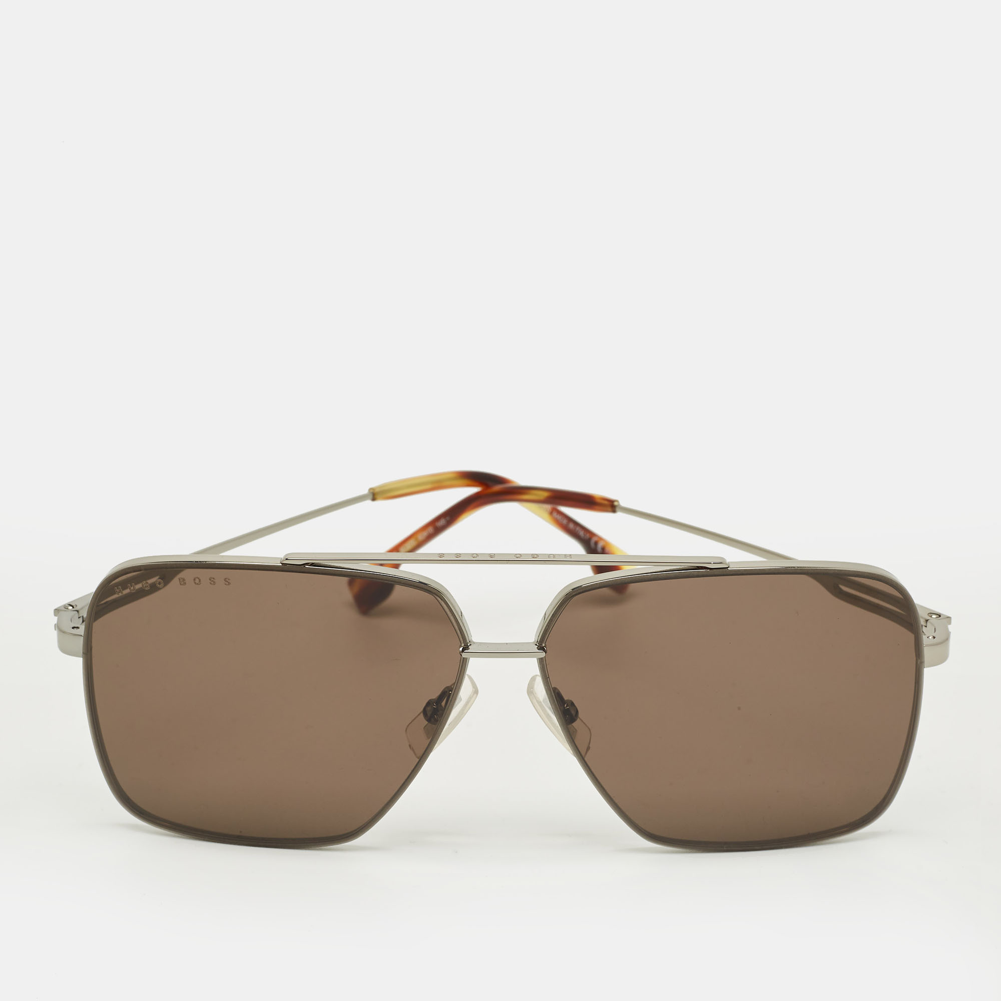 Pre-owned Boss By Hugo Boss Brown 1325/s Square Sunglasses