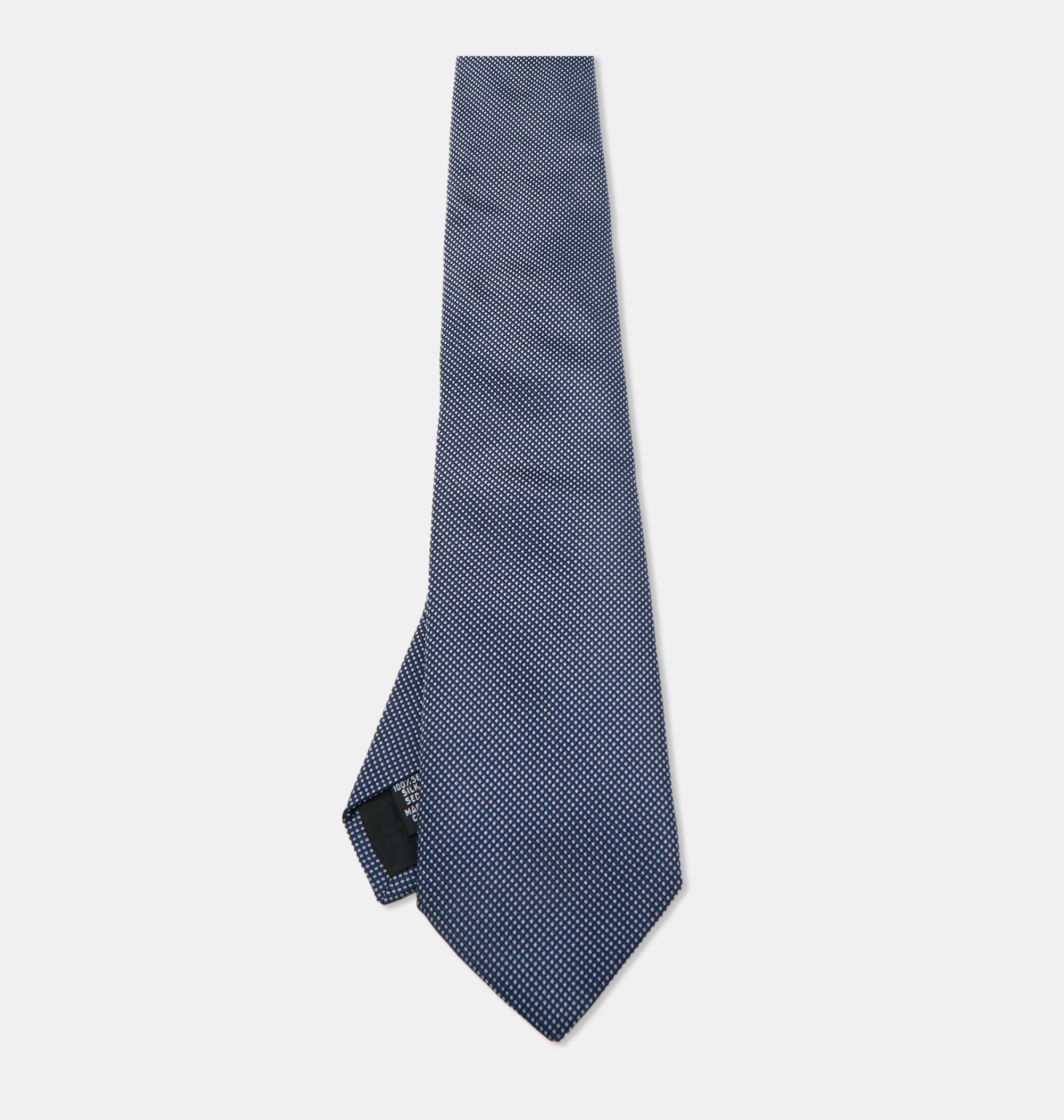 

Boss By Hugo Boss Navy Blue Patterned Silk Tie
