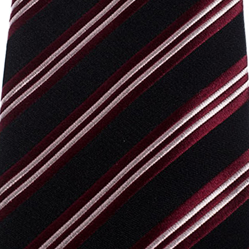 

Boss Selection by Hugo Boss Black Striped Silk Tie