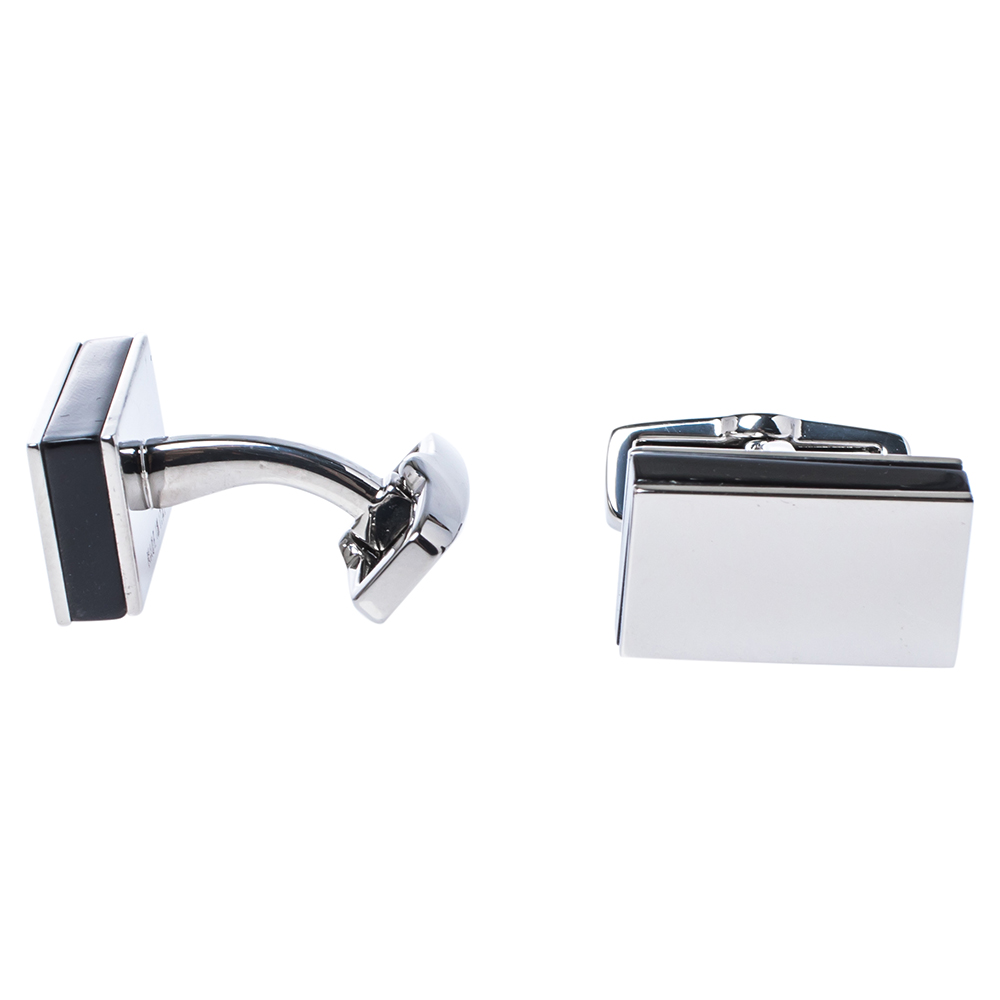 

Boss Hugo Boss Silver Tone Rectangular Cufflinks