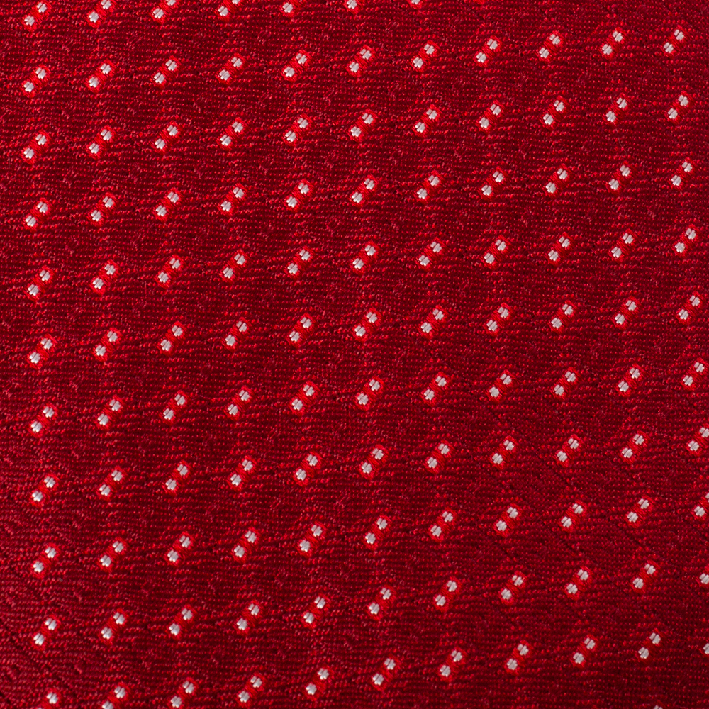 

Boss By Hugo Boss Red Dot Patterned Silk Tie
