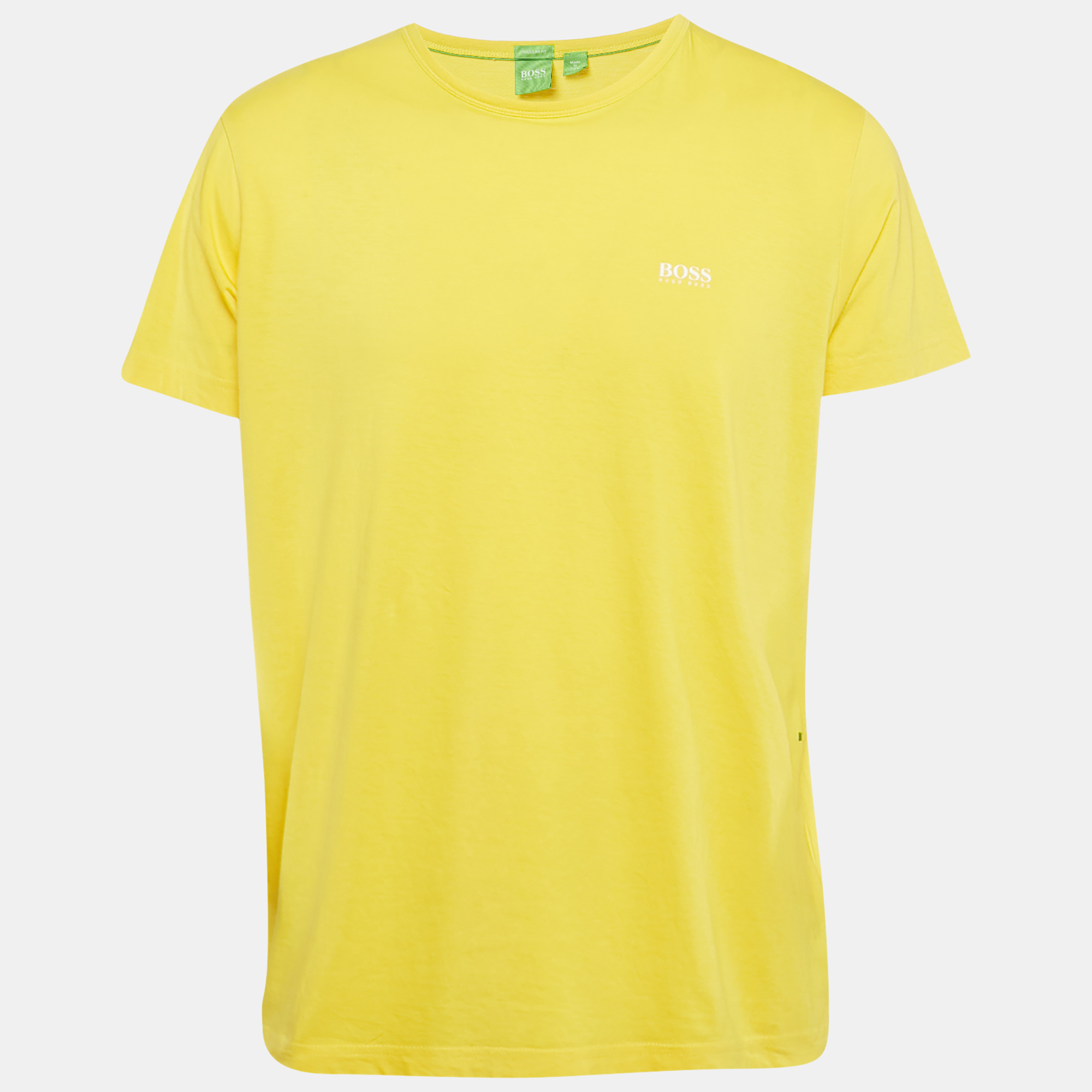 

Hugo Boss Yellow Jersey Short Sleeve T-Shirt XL