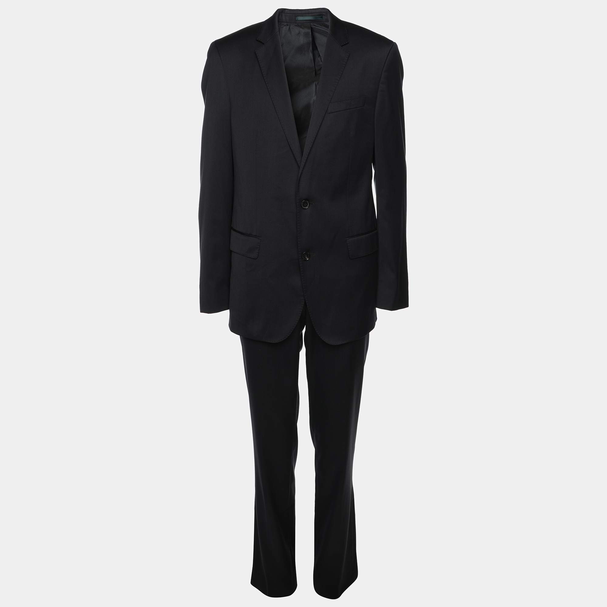 

Boss By Hugo Boss Navy Blue Virgin Wool Suit L