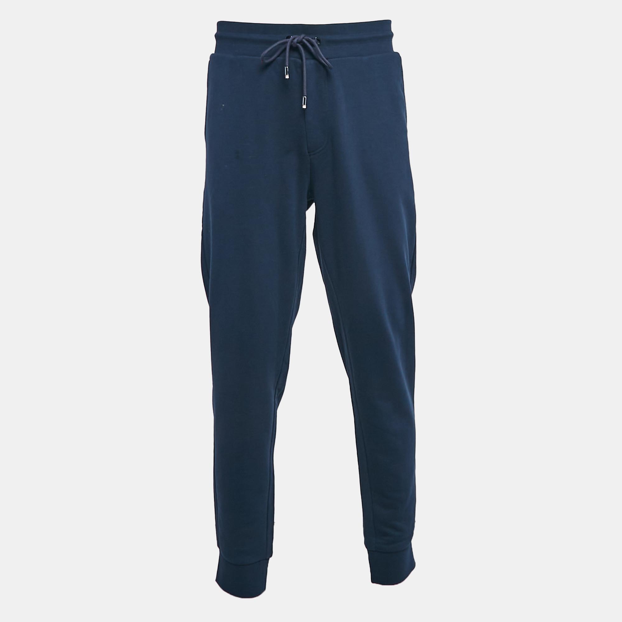 

Boss By Hugo Boss Navy Blue Cotton Knit Lamont Jogger Pants XXXL