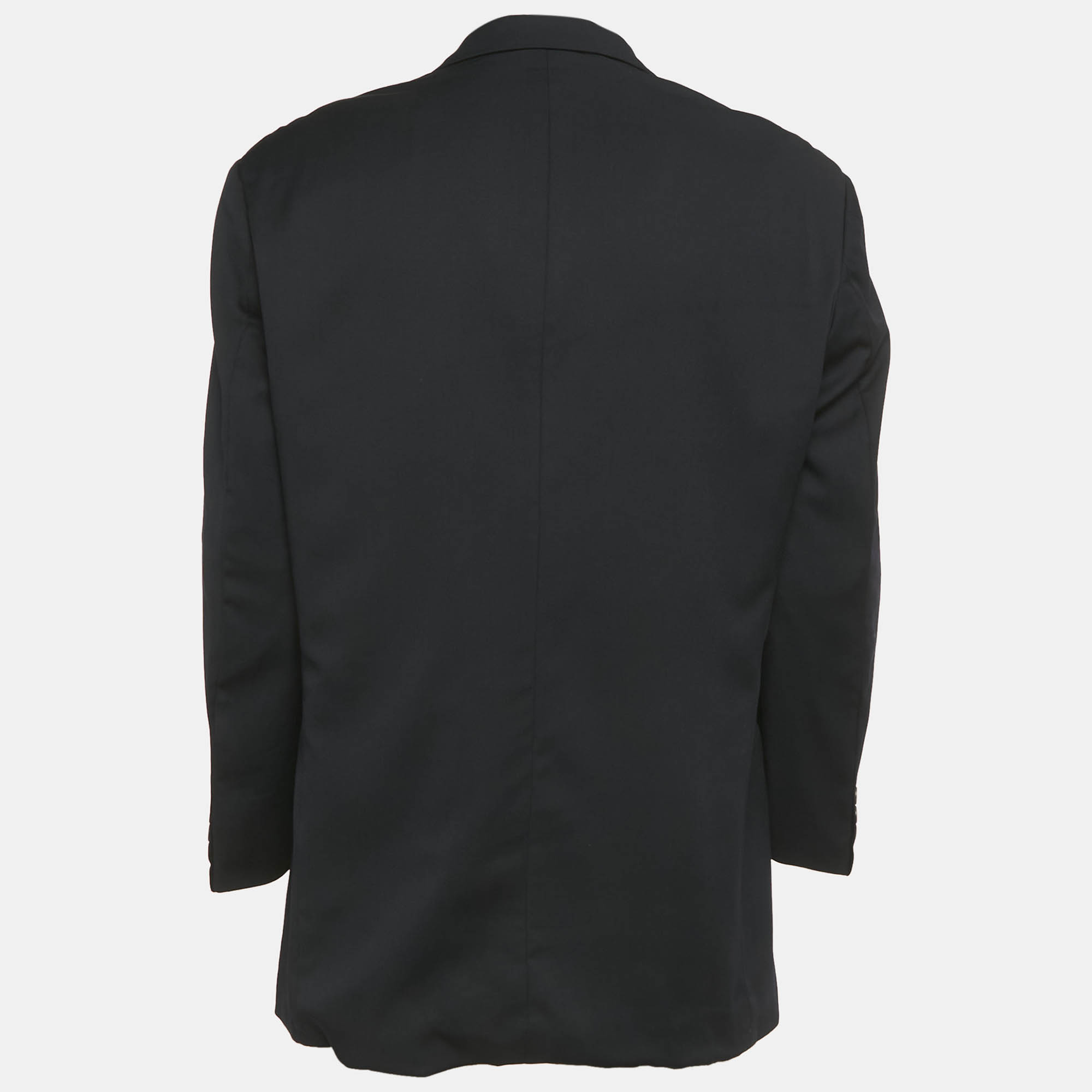 Hugo Boss Vintage Blue Wool Single Breasted Blazer S 