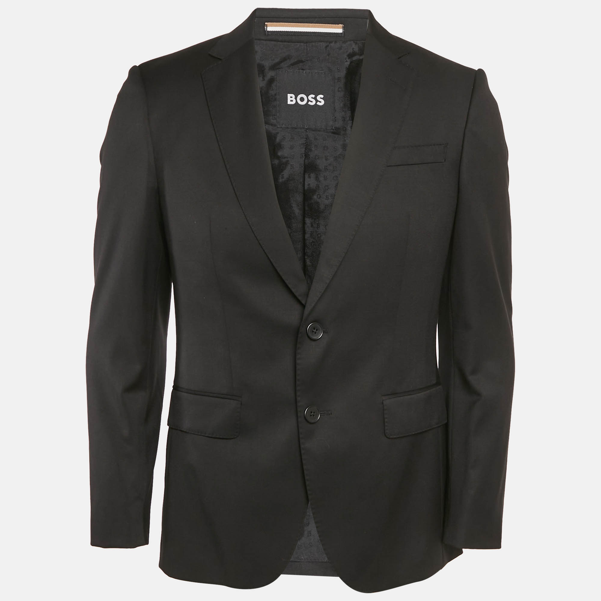 

Boss By Hugo Boss Black Gabardine Single Breasted Blazer S