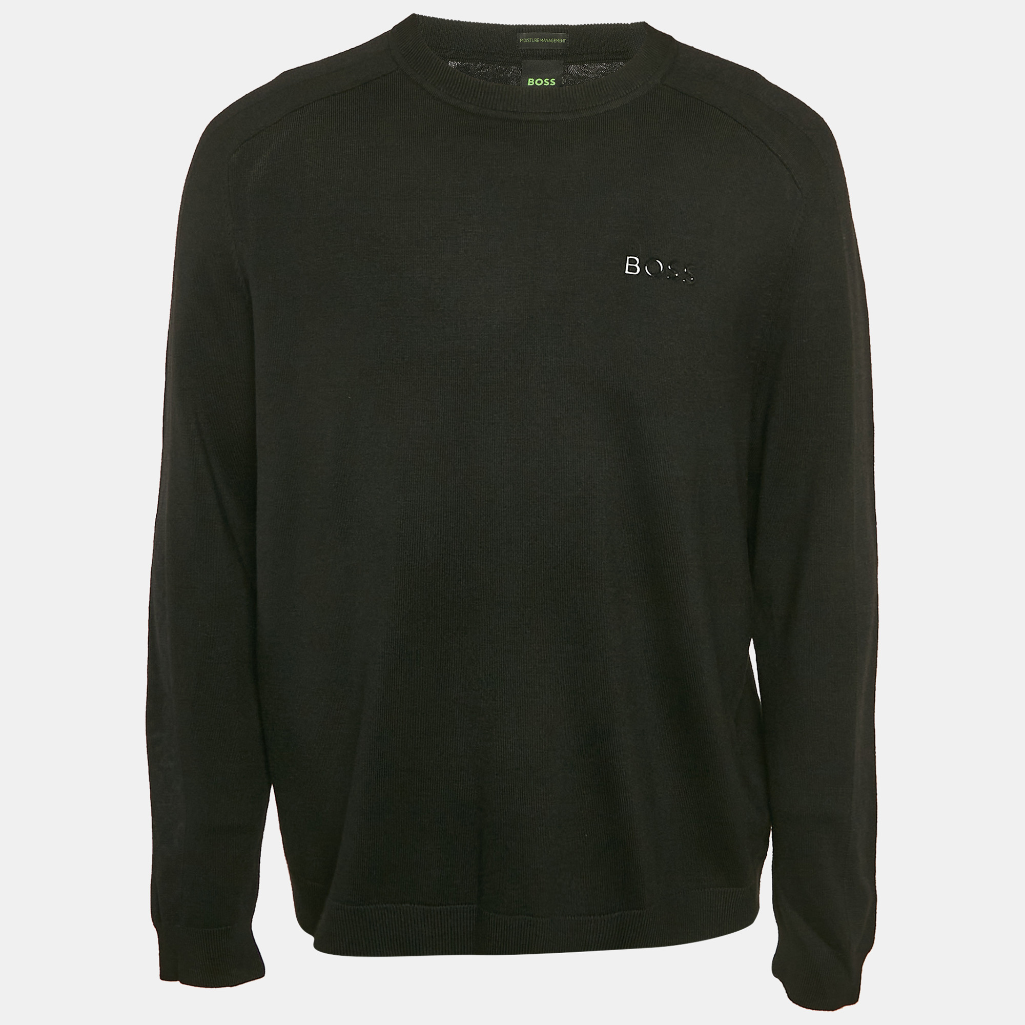 

Boss By Hugo Boss Black Nylon Knit Crewneck Sweatshirt XL