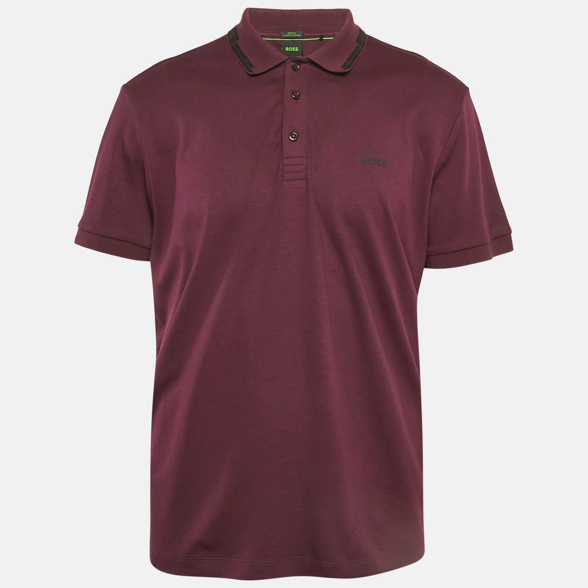 

Boss By Hugo Boss Purple Jersey Paule Polo T-Shirt XXL