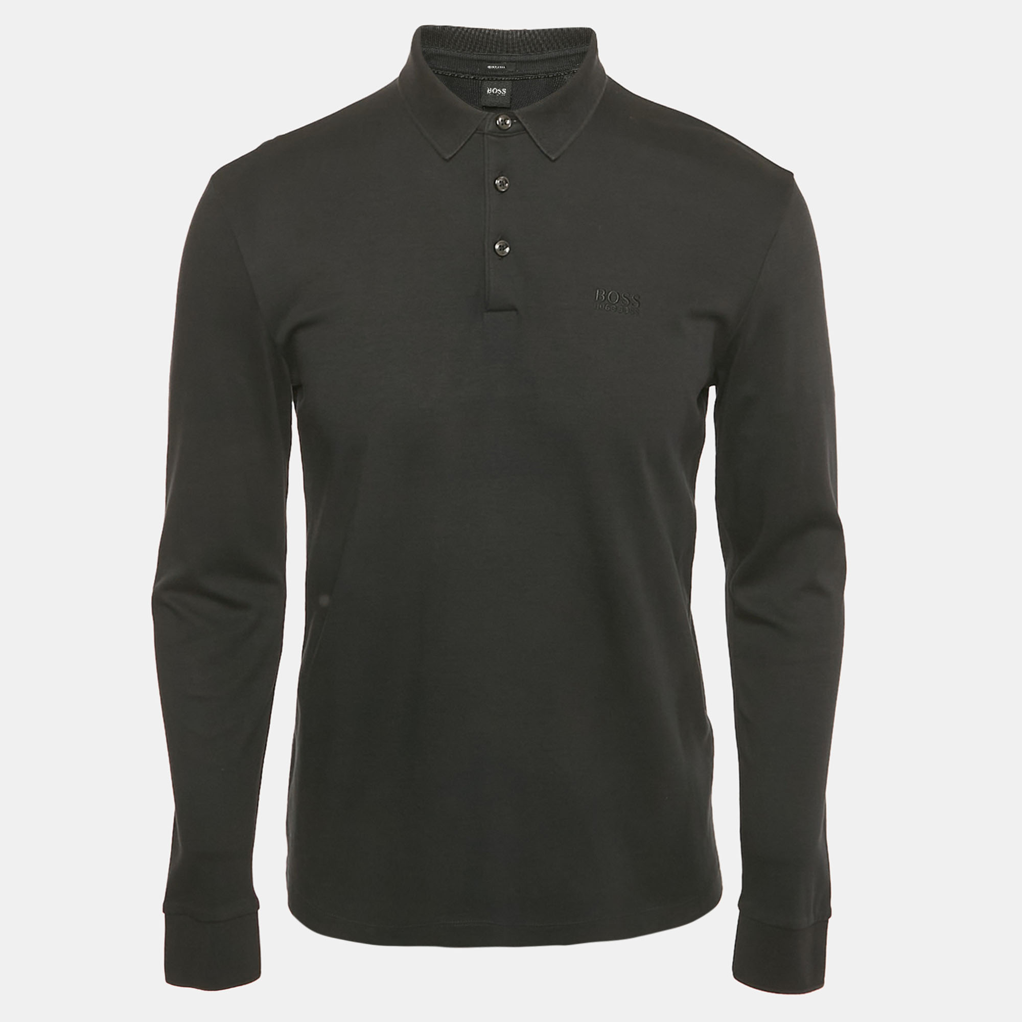 

Boss by Hugo Boss Black Jersey Pado 11 Polo T-Shirt S