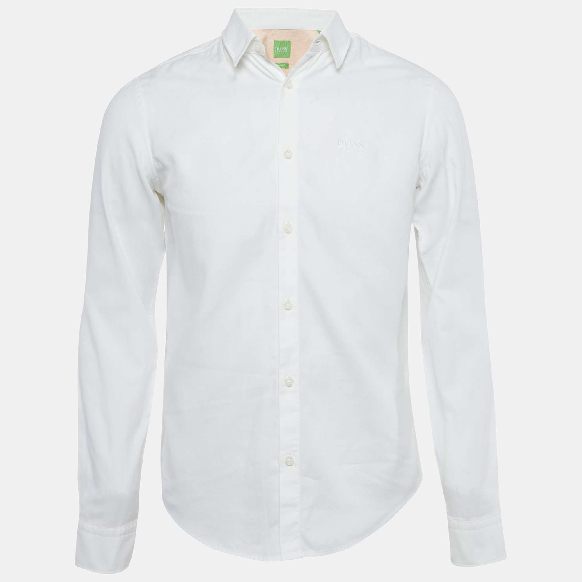 Boss Hugo Boss White Cotton C-Buster Shirt S