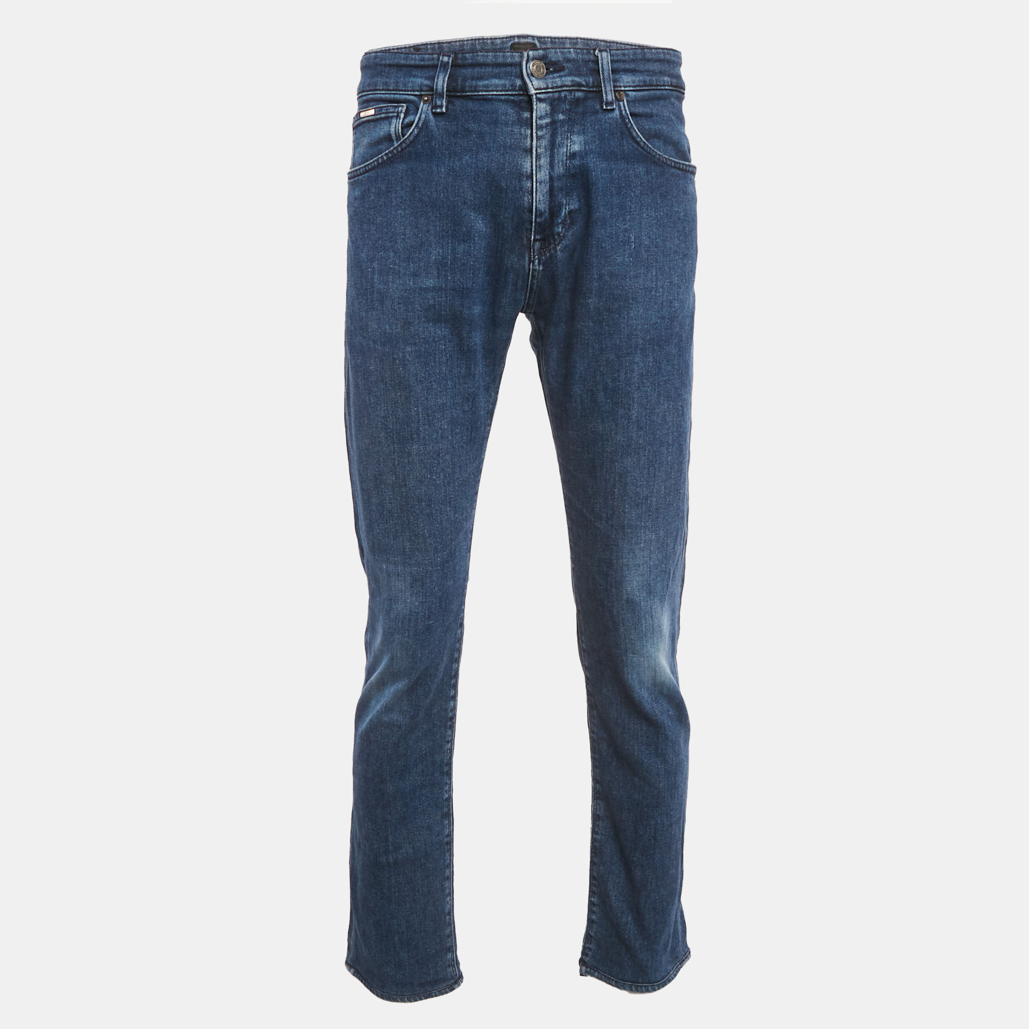 Pre-owned Boss By Hugo Boss Blue Denim Maine3 Regular Fit Jeans M/waist 33"