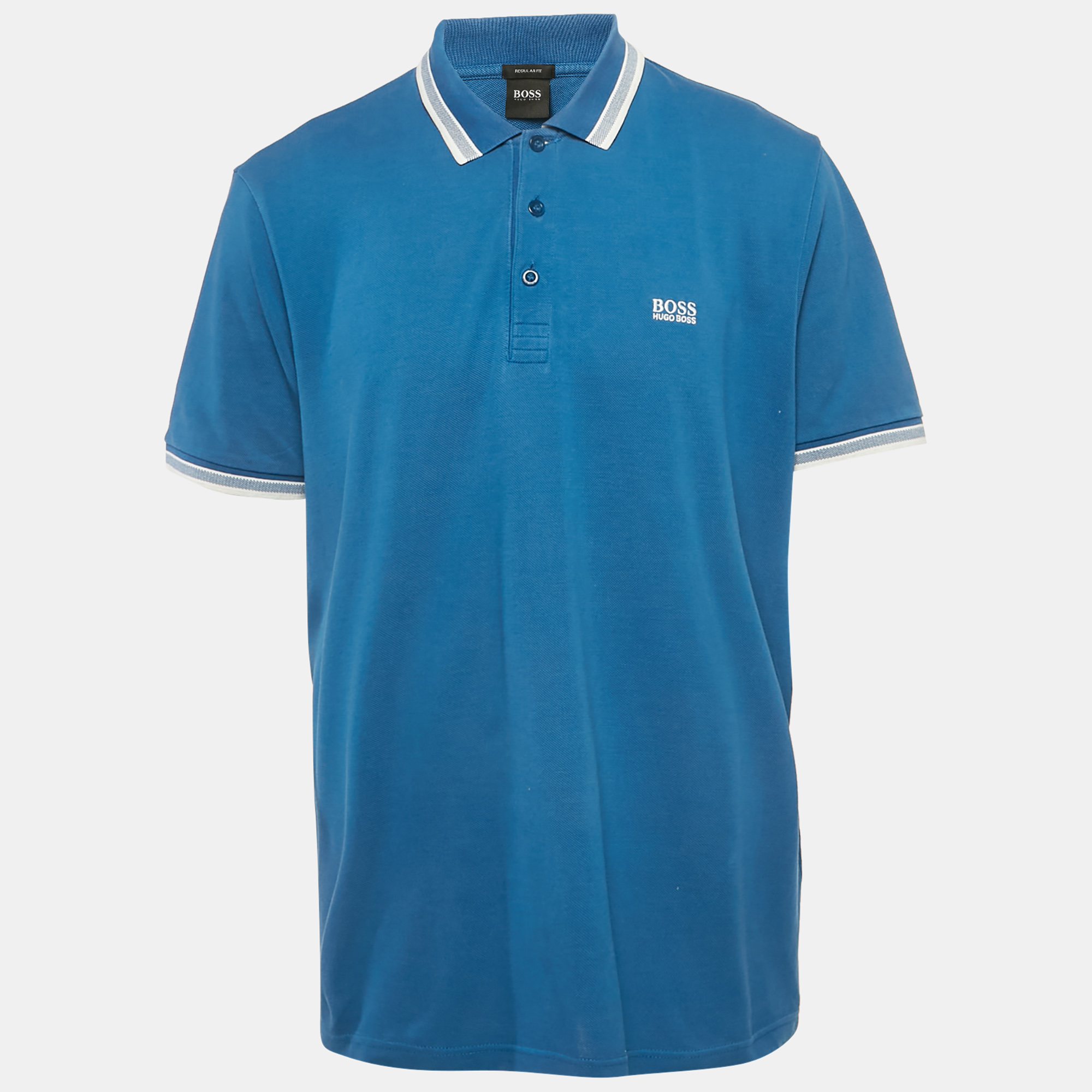 

Boss by Hugo Boss Blue Cotton Paddy Polo T-Shirt XXL