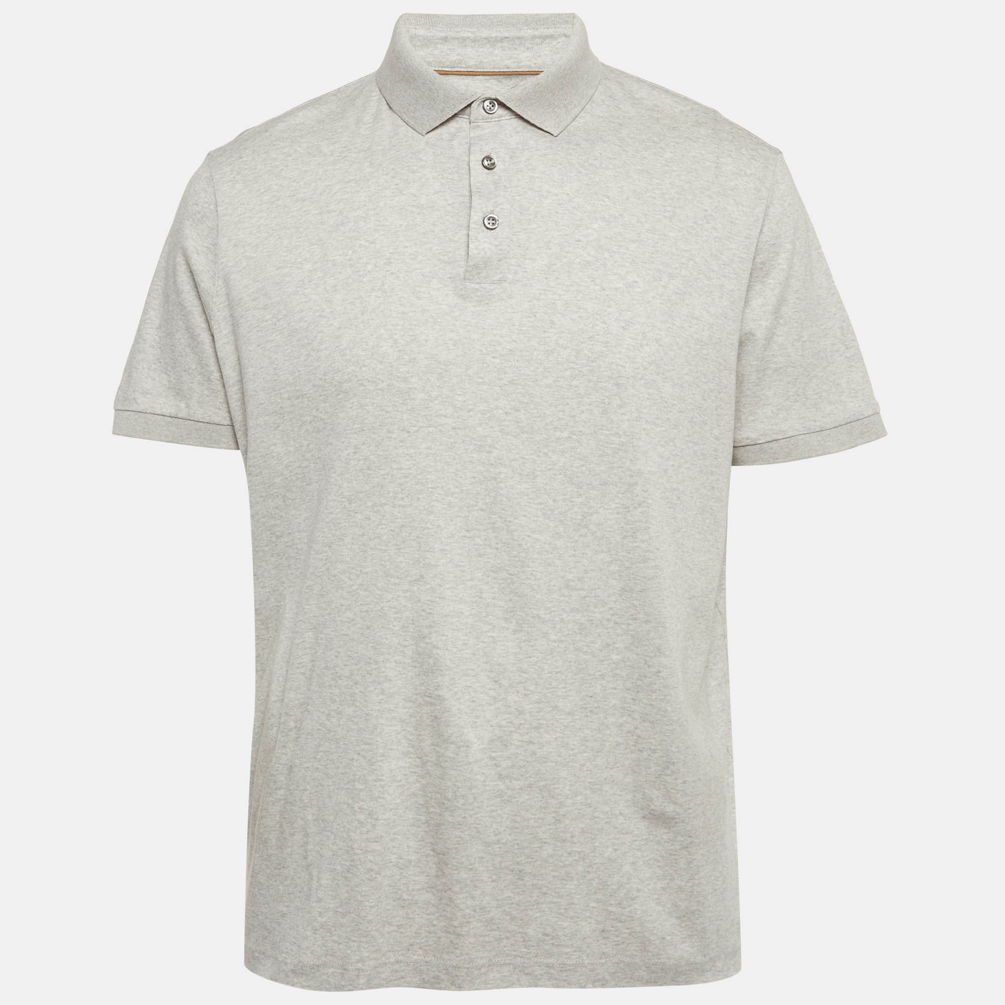 

Boss By Hugo Boss Grey Jersey Polo T-Shirt L