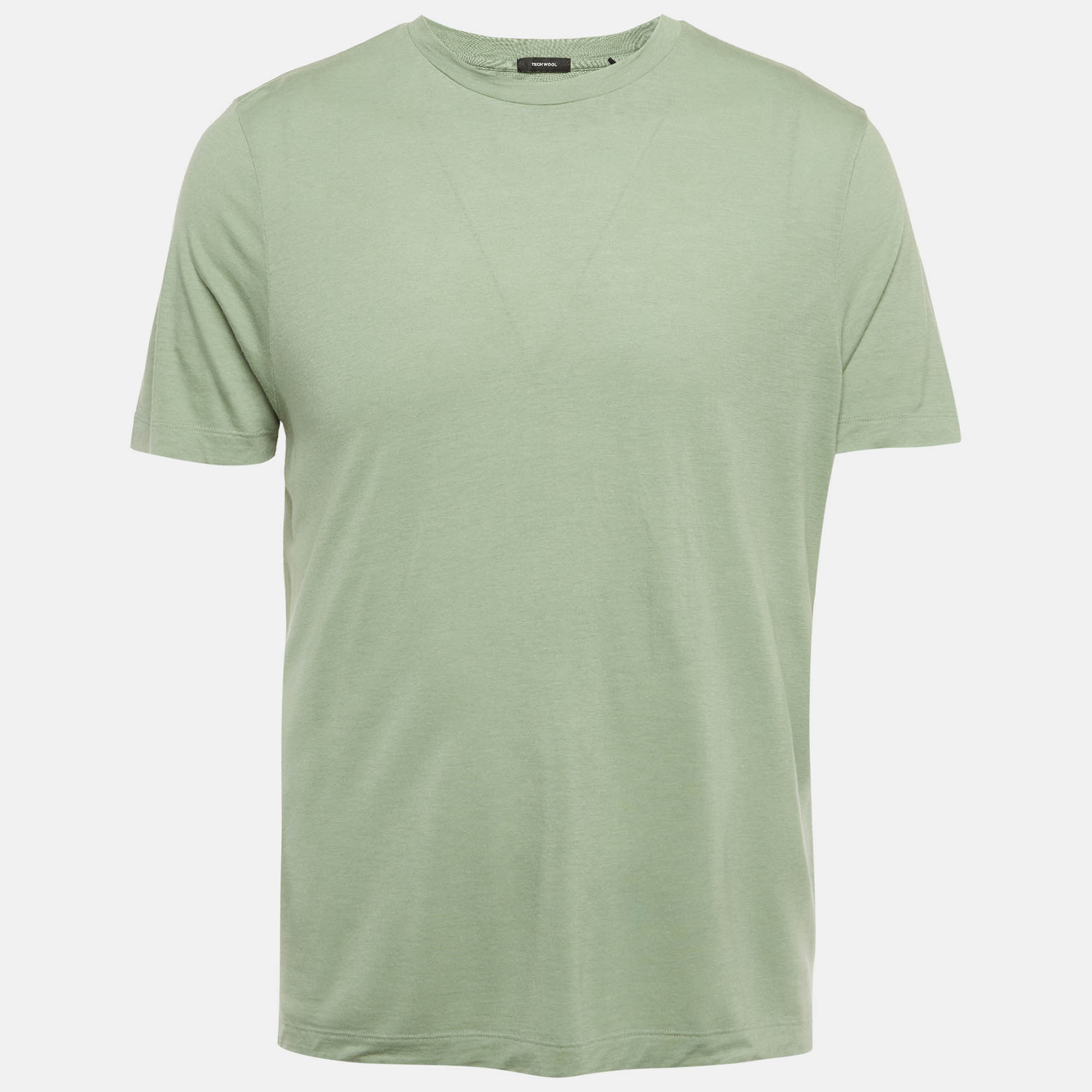 

Boss By Hugo Boss Light Green Tech Wool T-Shirt L