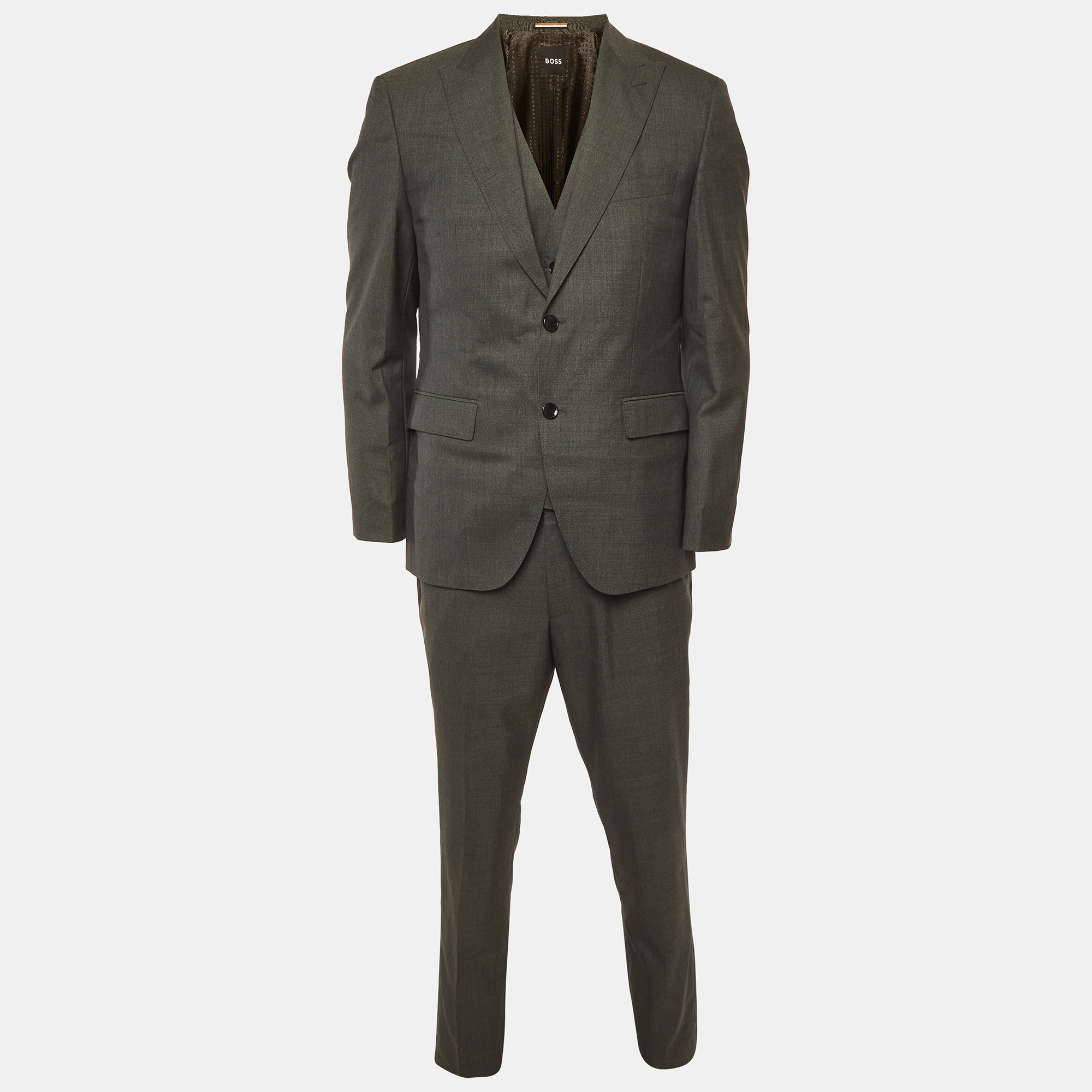 

Boss By Hugo Boss Grey Wool H-Jackson 3 Piece Suit M