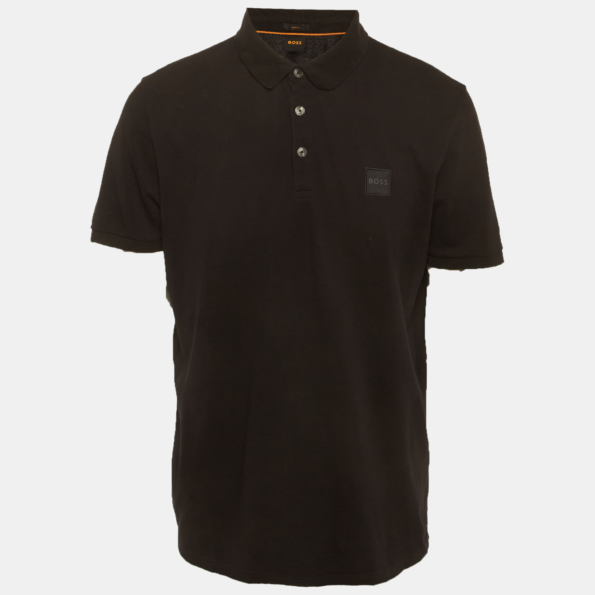 

Boss By Hugo Boss Black Jersey Pique Polo T-Shirt XXL