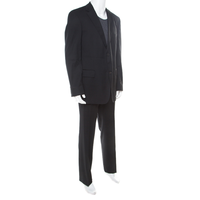 

Boss by Hugo Boss Black Wool Pasolini/Movie Suit 2XL