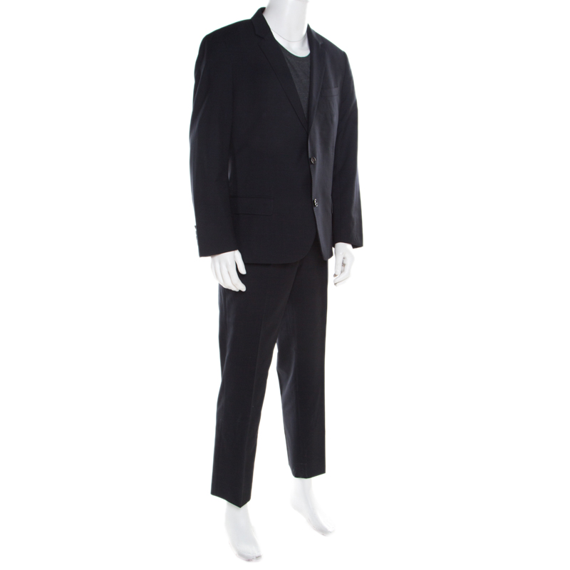 

Boss by Hugo Boss Navy Blue Wool Tailored Genius Suit