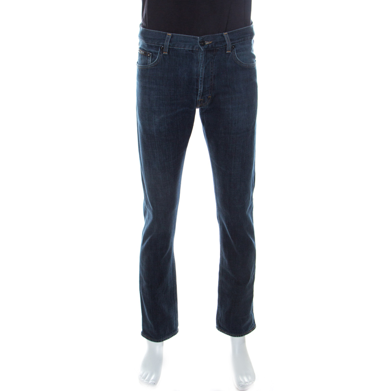 Pre Owned Boss by Hugo Boss Blue Denim Scout1 Jeans M
