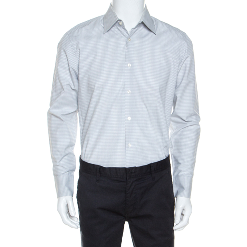 hugo boss white formal shirt