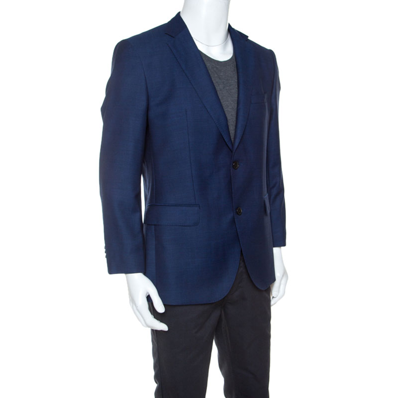 

Boss by Hugo Boss Navy Blue Wool Jeen Blazer