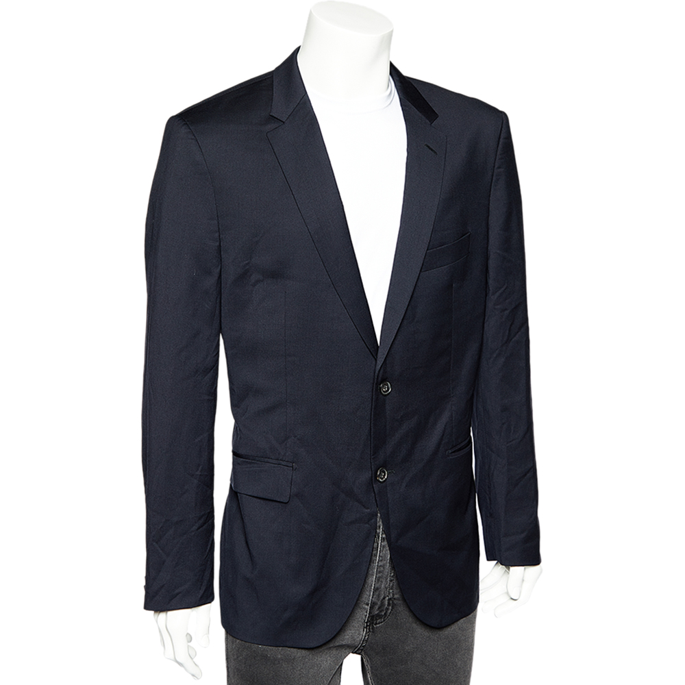 

Boss By Hugo Boss Navy Blue Wool T-Howard4/Court5 Tailored Blazer