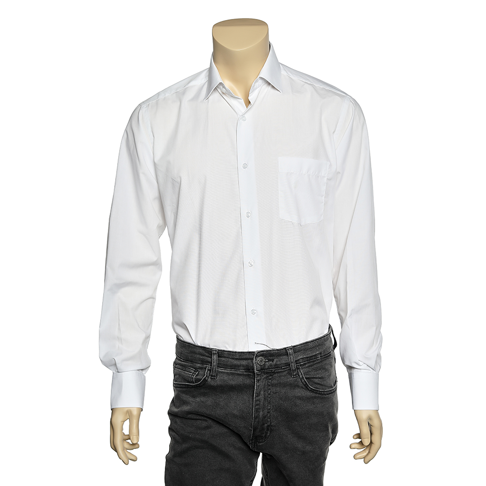 

Boss By Hugo Boss White Cotton Button Front Shirt