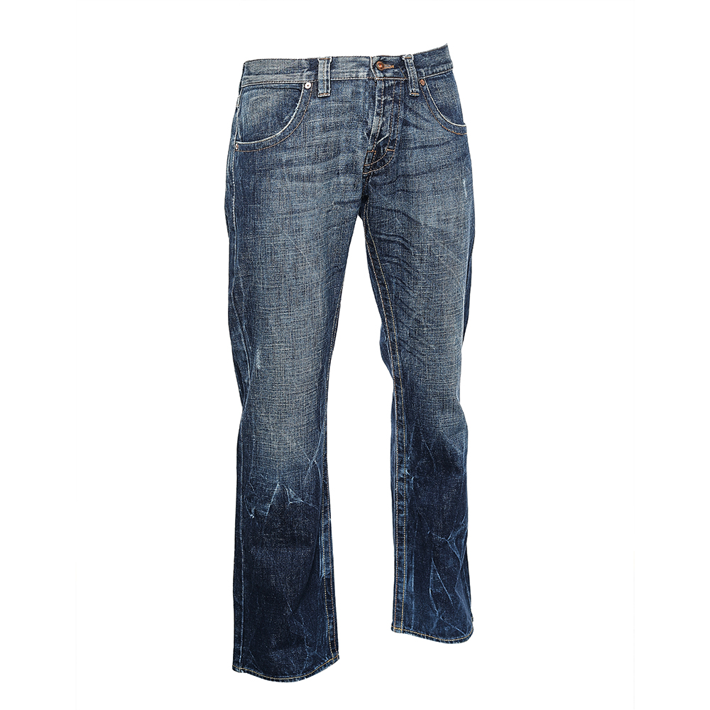 

Boss By Hugo Boss Blue Wash Faded Effect Denim Regular Fit Jeans