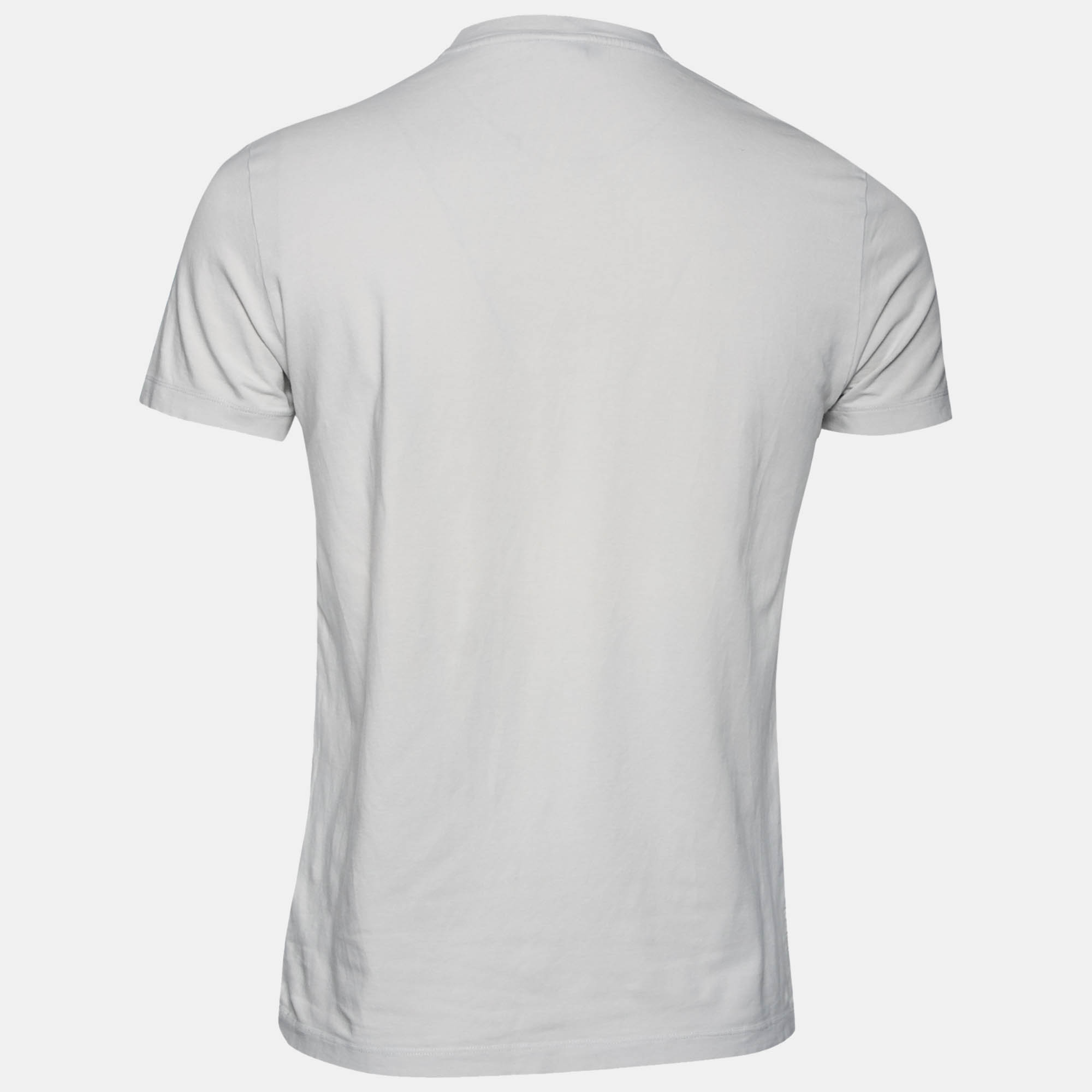 

Boss By Hugo Boss Grey Stretch Cotton Slim Fit T-Shirt