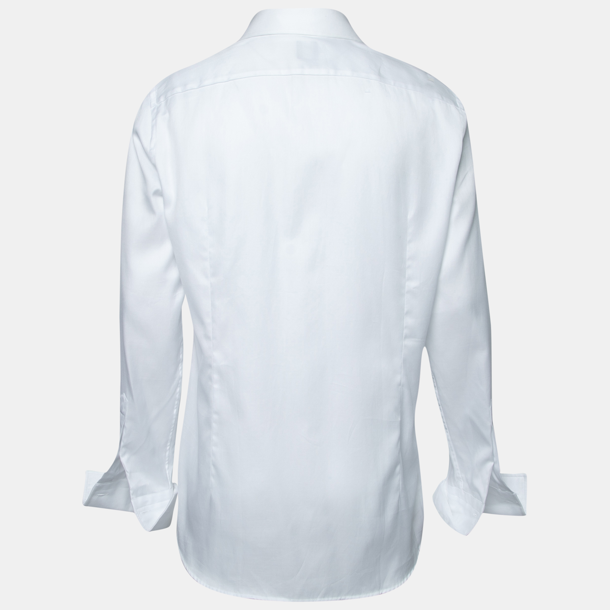 

Boss By Hugo Boss White Cotton Tailored Slim Fit Shirt