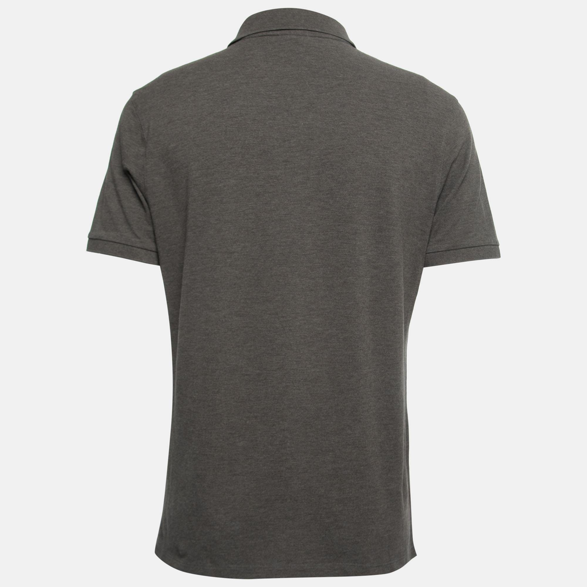 

Boss By Hugo Boss Grey Cotton Knit Polo T-Shirt